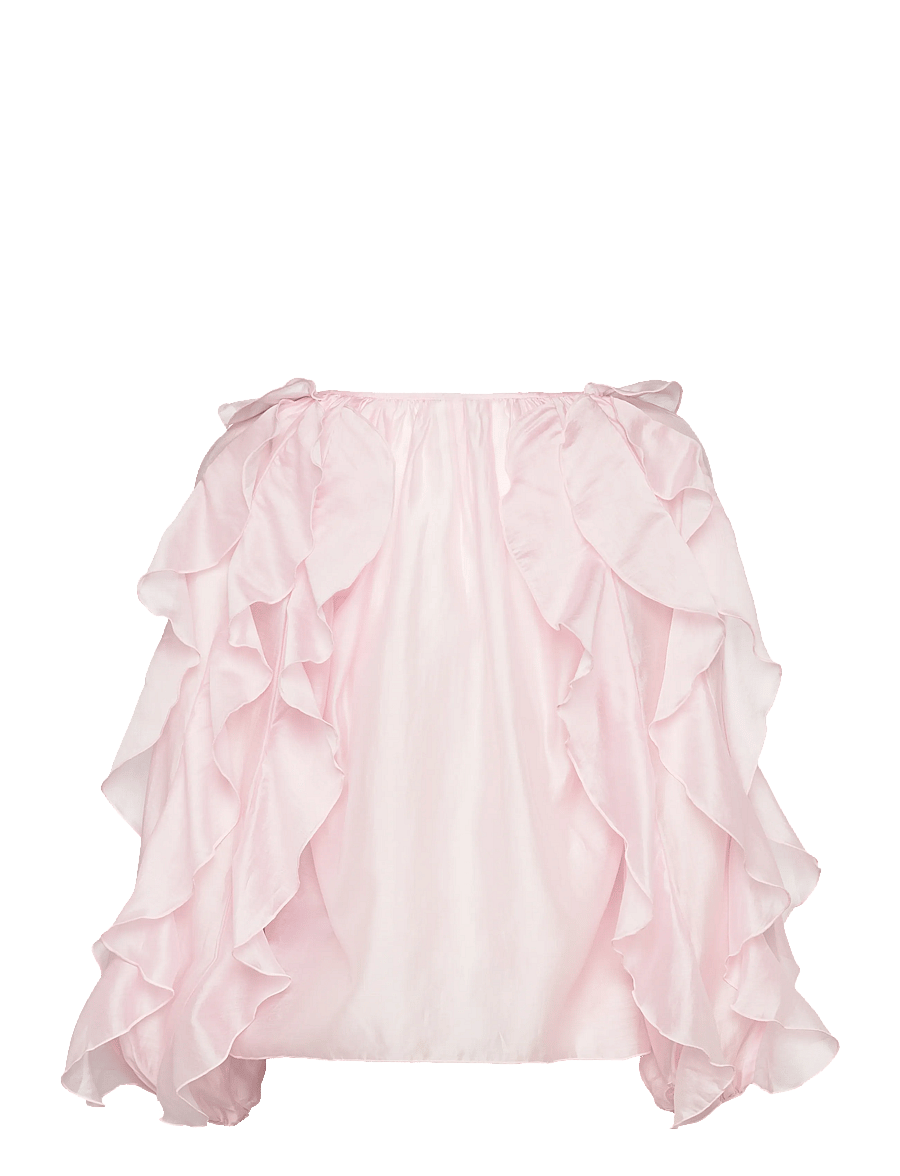 Gina Tricot - Frill blouse - pikkade varrukatega pluusid - lt pink - 2