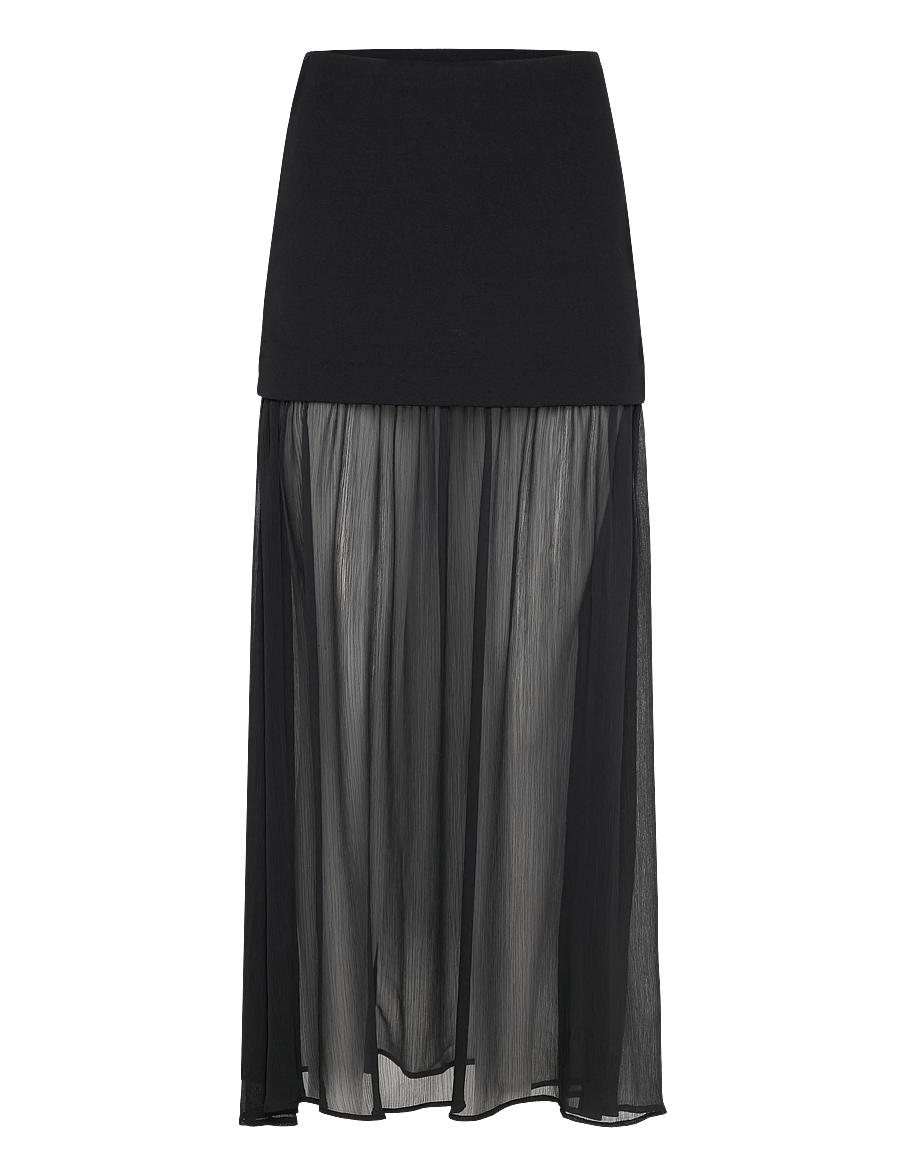 Gina Tricot - Pleated maxi skirt - plisserede nederdele - black (9000) - 0