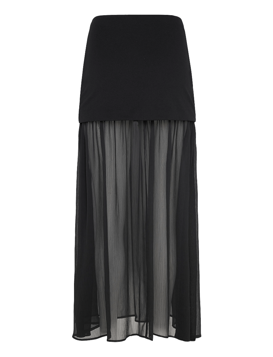 Gina Tricot - Pleated maxi skirt - plisserede nederdele - black (9000) - 1
