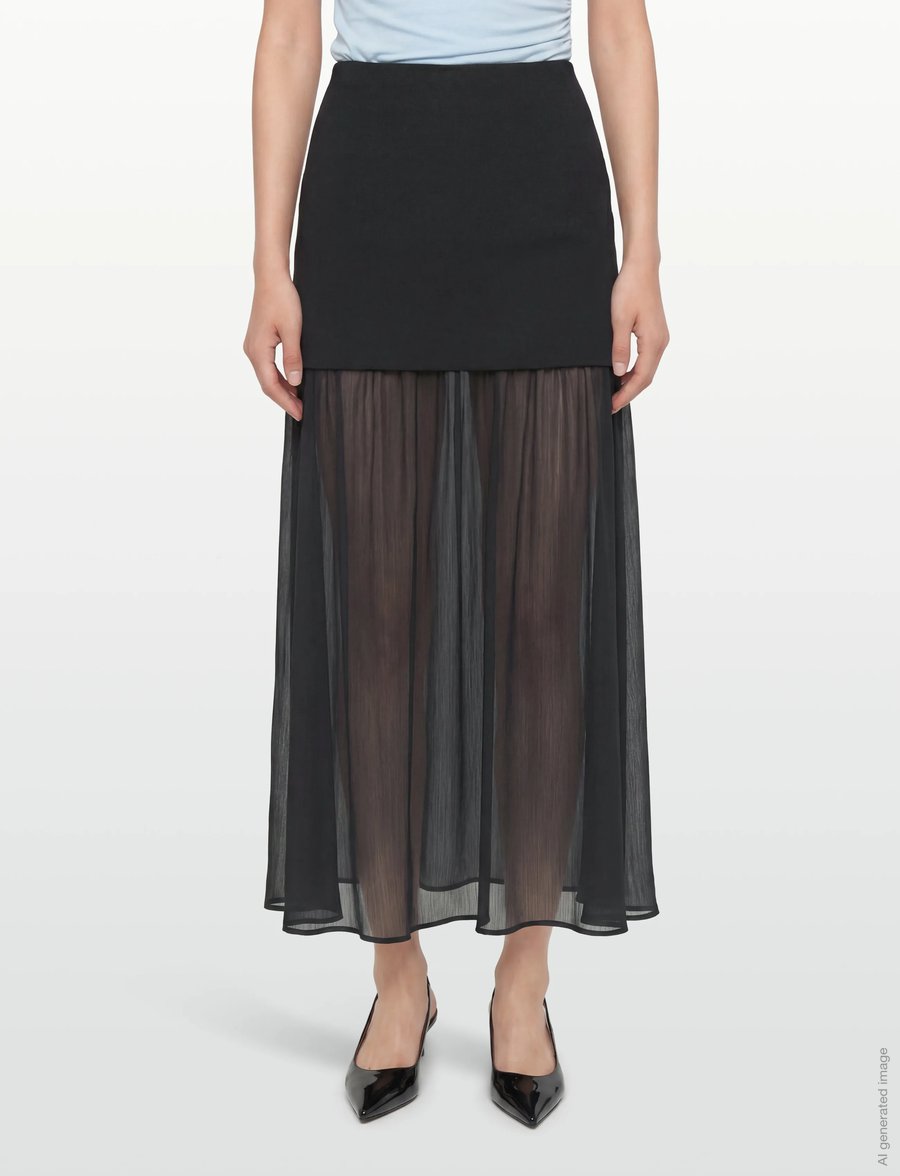 Gina Tricot - Pleated maxi skirt - plisserede nederdele - black (9000) - 3