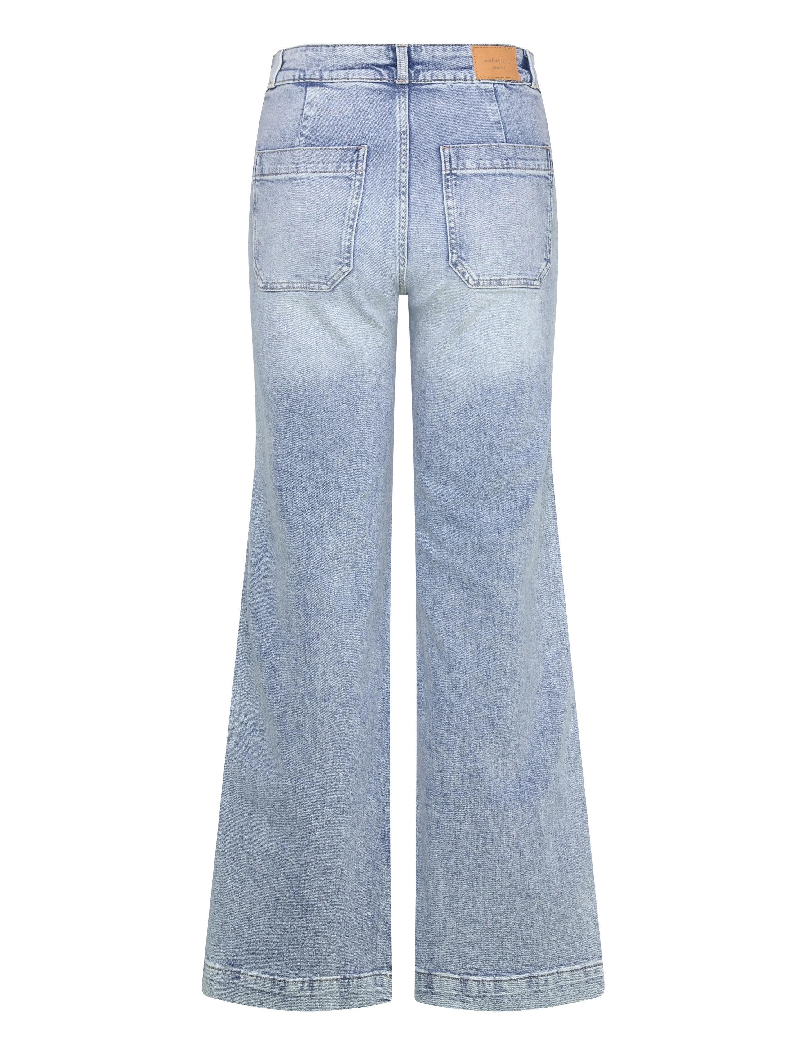 Gina Tricot - Front pocket flare jeans - alt eriti laia säärega teksad - lt blue - 2