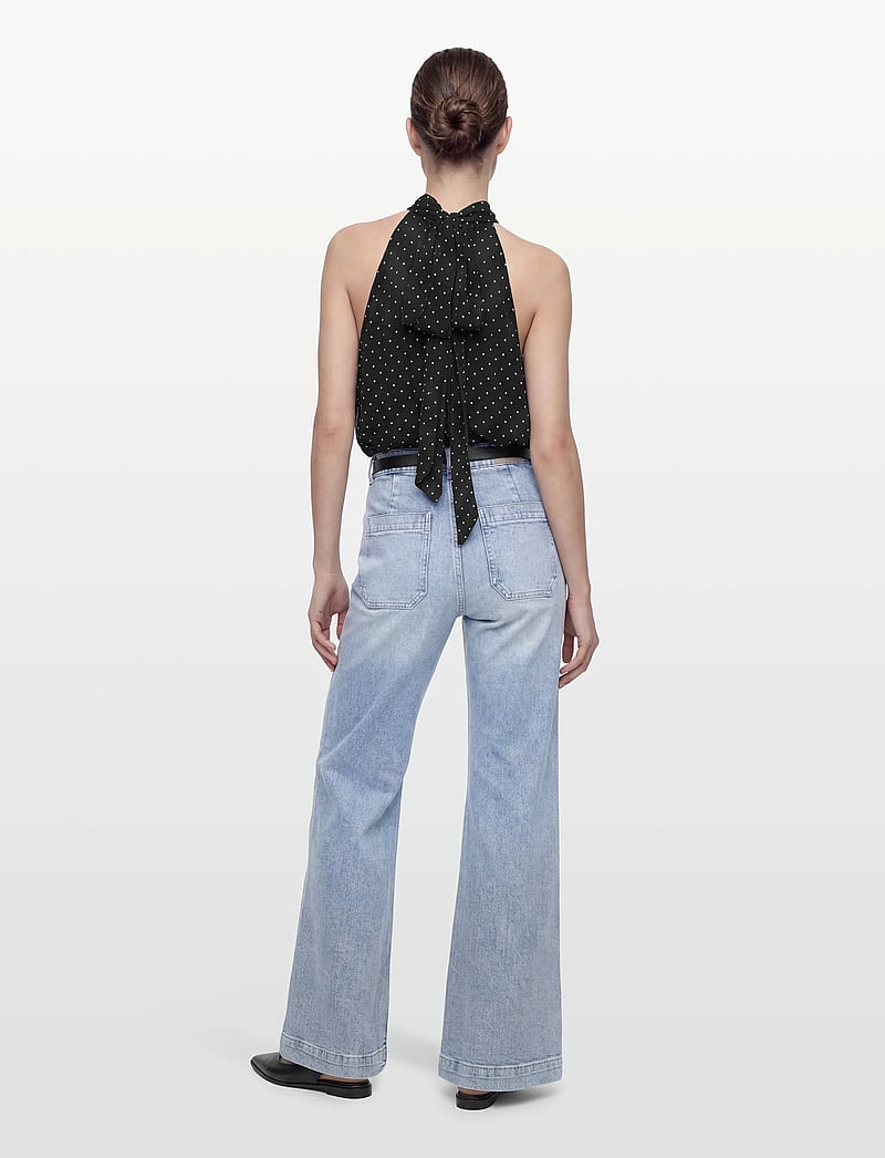 Gina Tricot - Front pocket flare jeans - schlaghosen - lt blue - 4