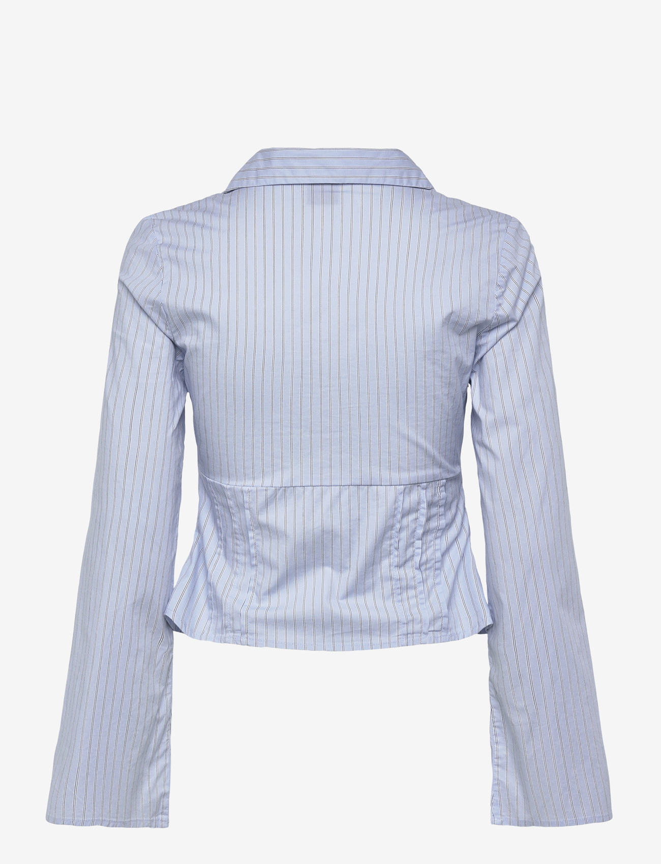 Gina Tricot - Shaped shirt - langærmede skjorter - blue stripe - 2