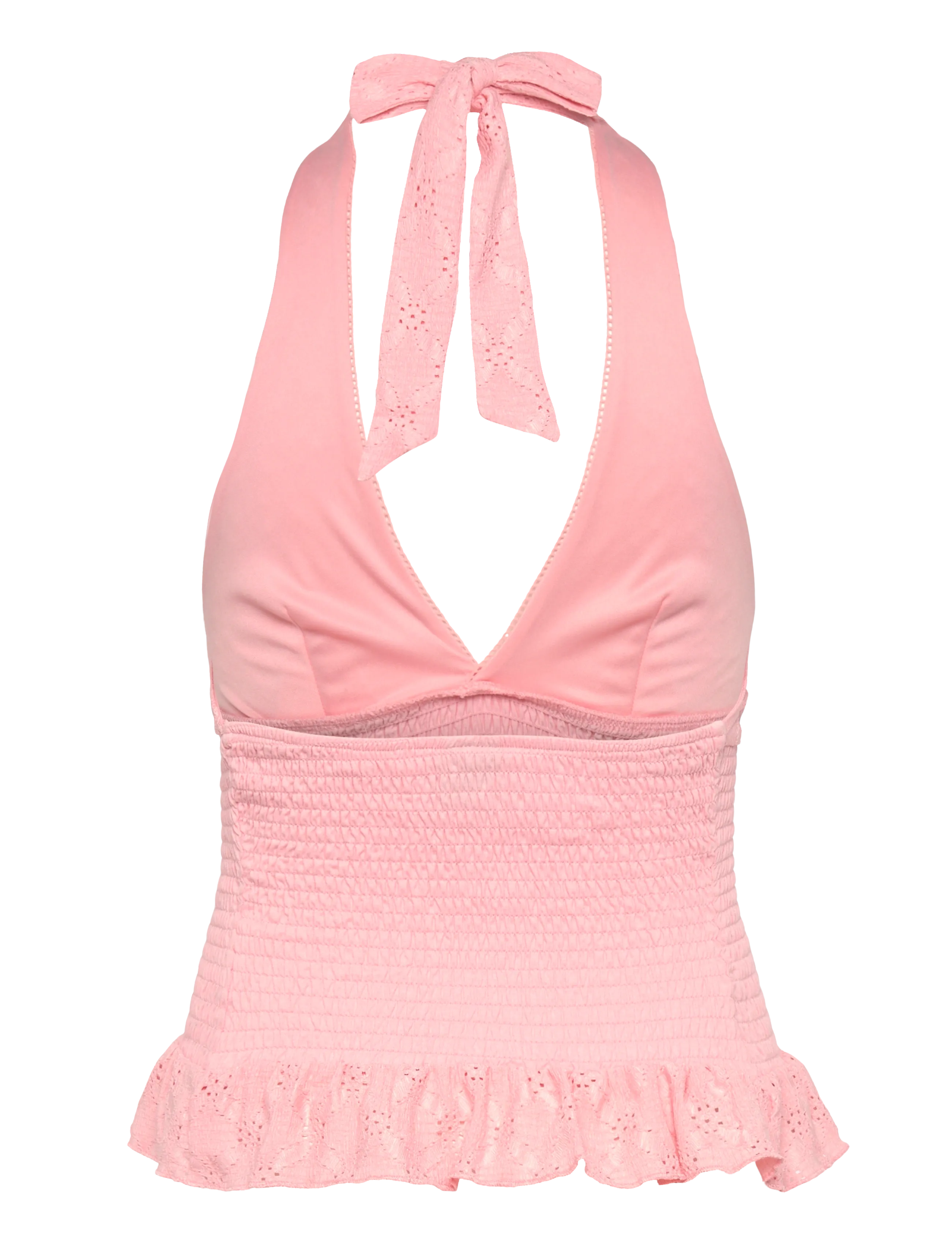 Gina Tricot - Broderie anglaise top - crop tops - blossom (1586) - 1