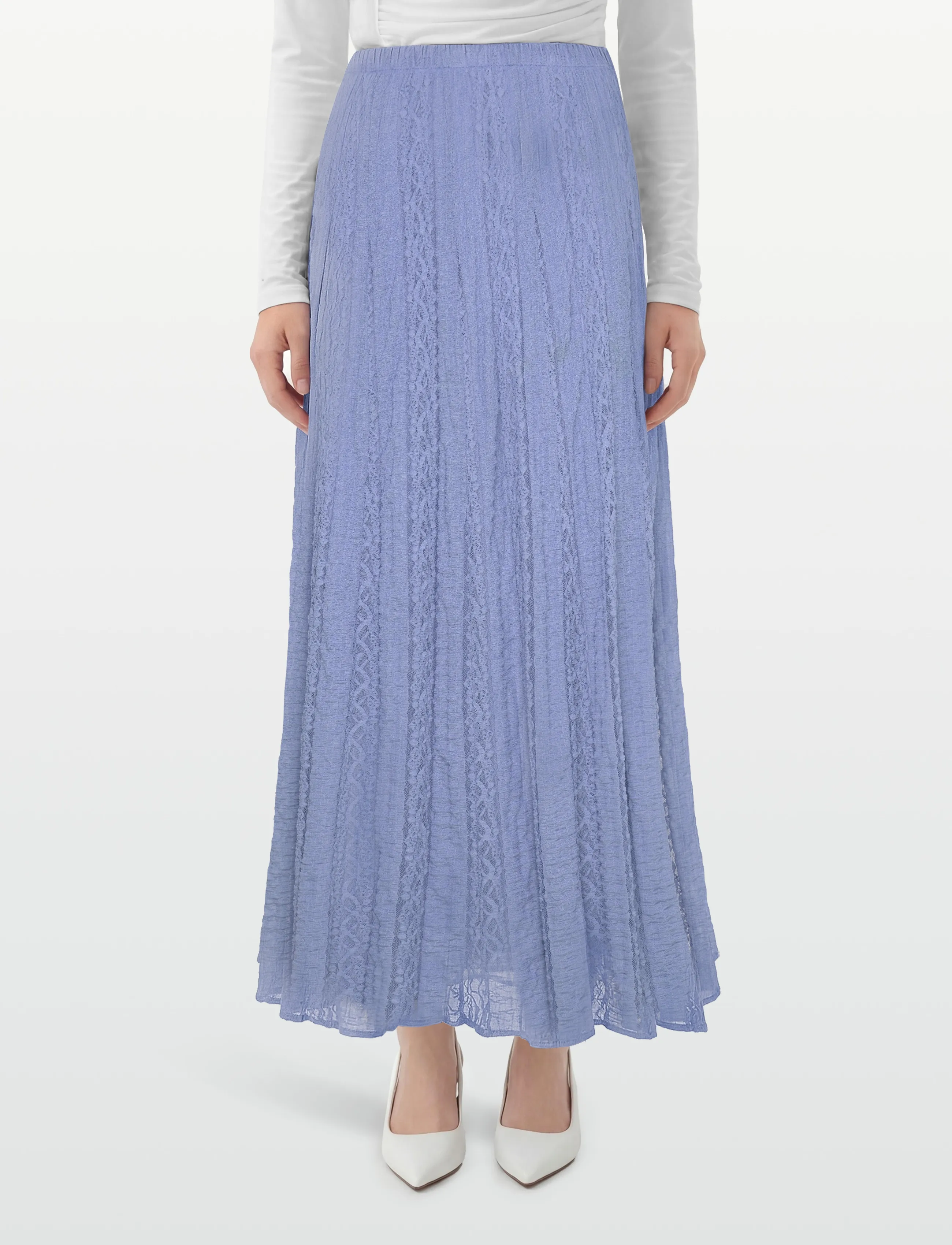 Gina Tricot - Lace skirt - plisserede nederdele - endless sky (5017) - 3