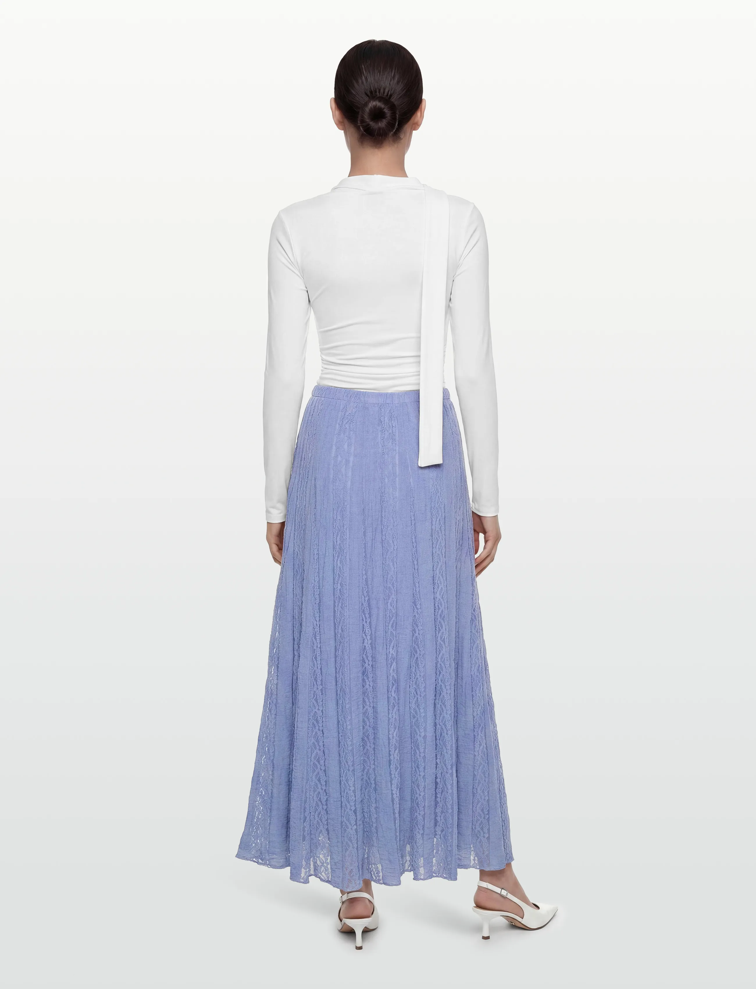 Gina Tricot - Lace skirt - plisserede nederdele - endless sky (5017) - 4
