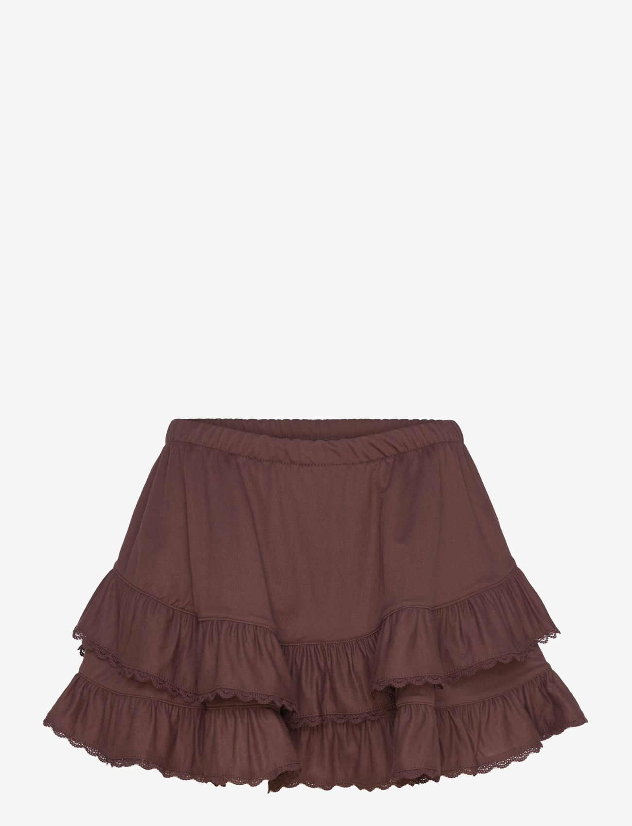 Gina Tricot - Frill skirt - korte nederdele - shavedchocolate (7927) - 1