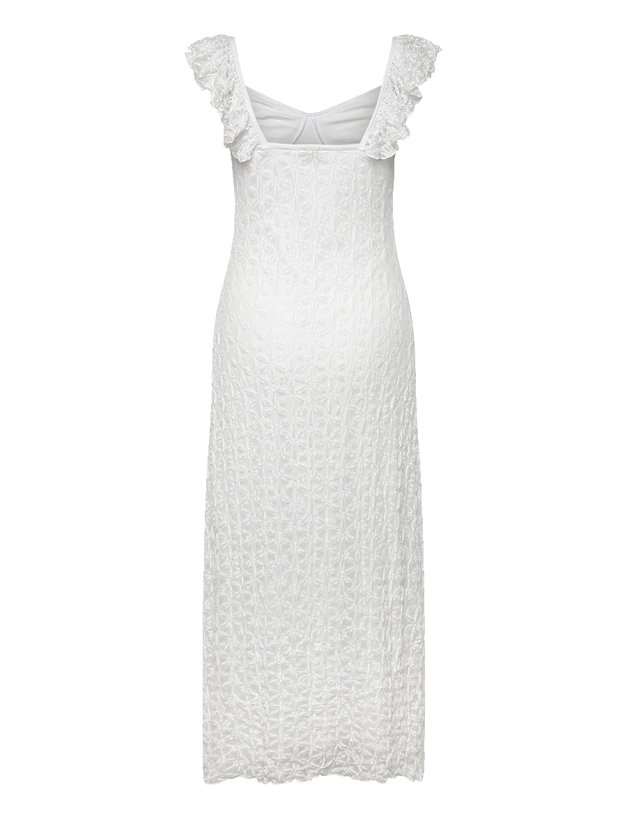 Gina Tricot - Frill maxi dress - maxi kjoler - offwhite (1420) - 1