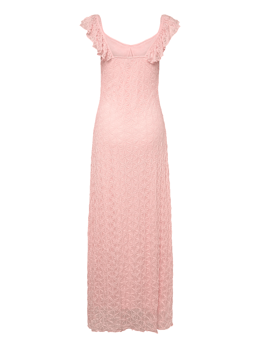 Gina Tricot - Frill maxi dress - maxi kjoler - pink dogwood (3305) - 1