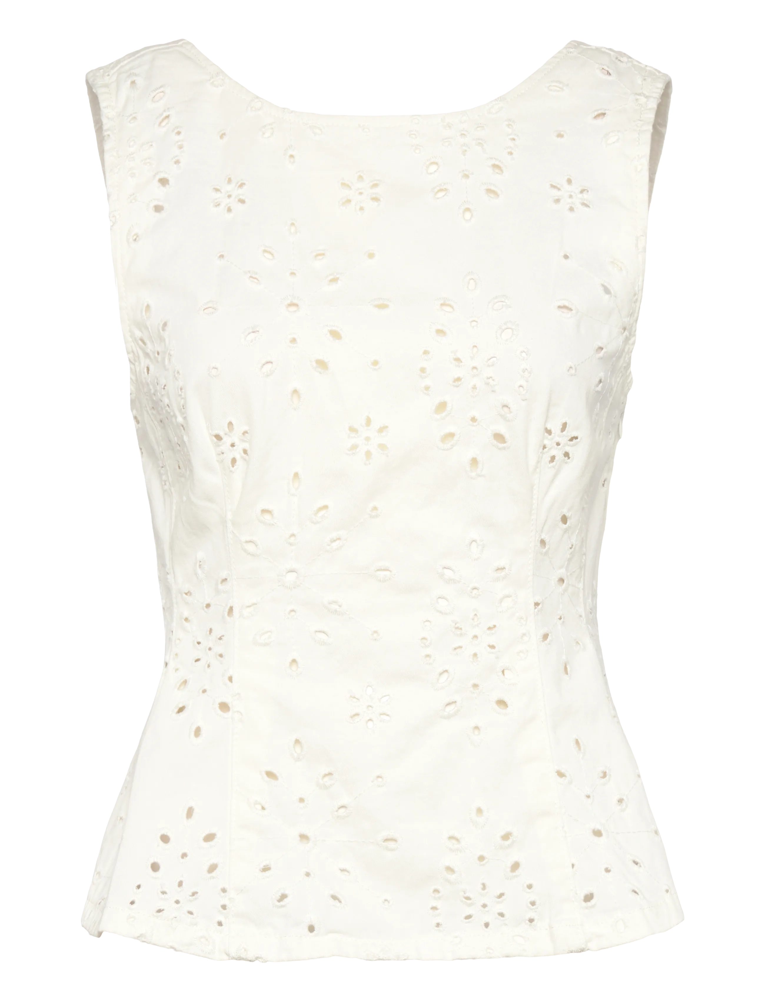 Gina Tricot - Broderie Peplum Denim