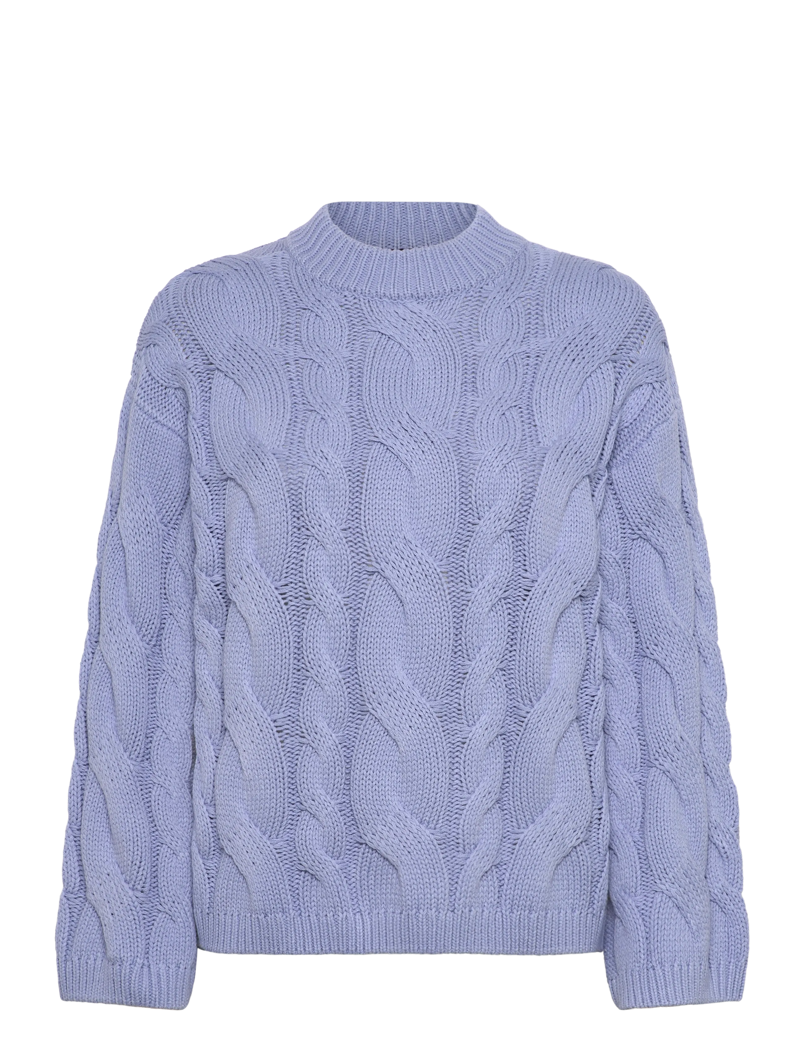 Gina Tricot Chunky knitted cable sweater - Jumpers - BRUNNERA BLUE (5435) / blue