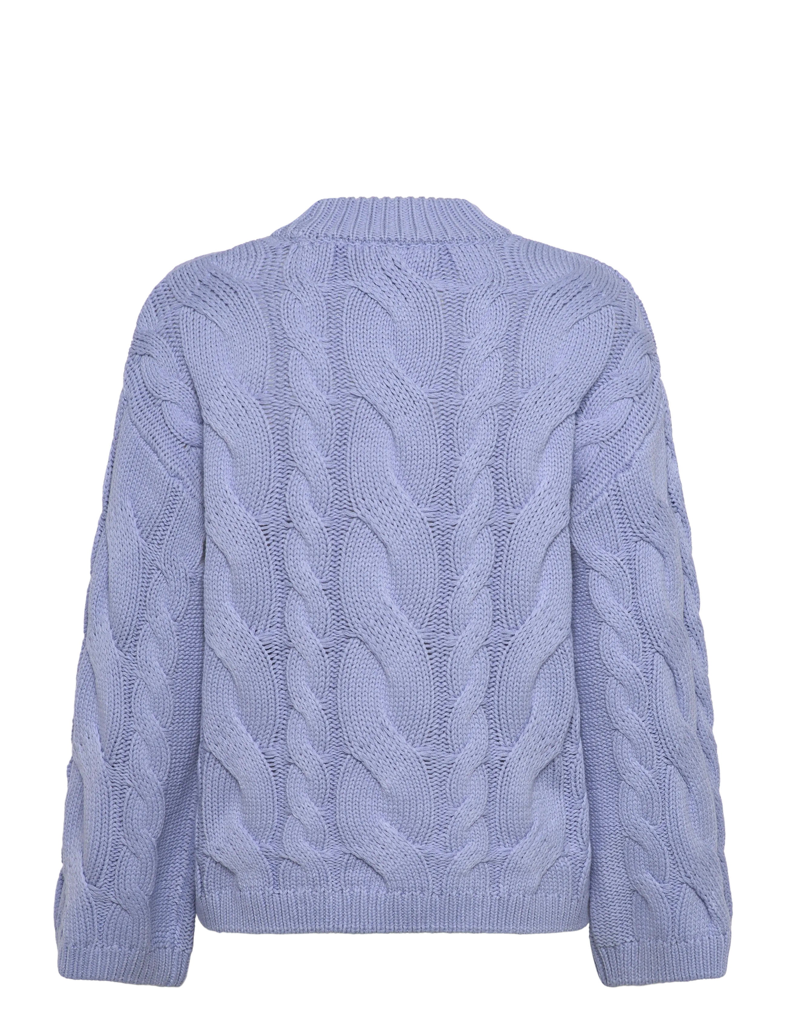 Gina Tricot - Chunky knitted cable sweater - pullover - brunnera blue (5435) - 1
