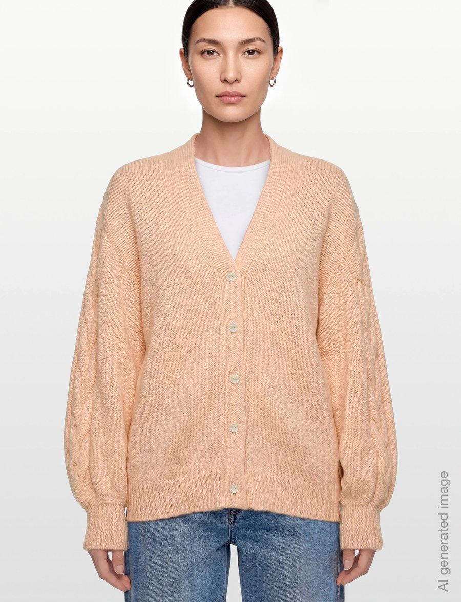 Gina Tricot - Chunky knitted cardigan - cardigans - bellini (1706) - 3