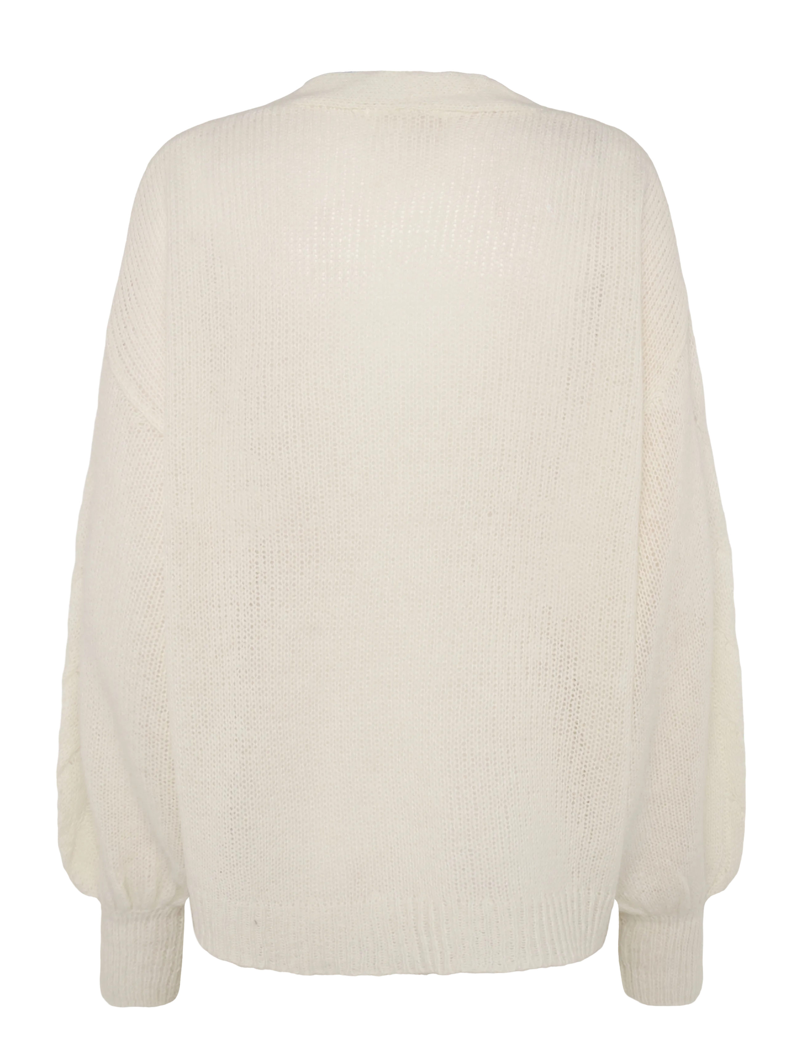 Gina Tricot - Chunky knitted cardigan - cardigans - offwhite - 2