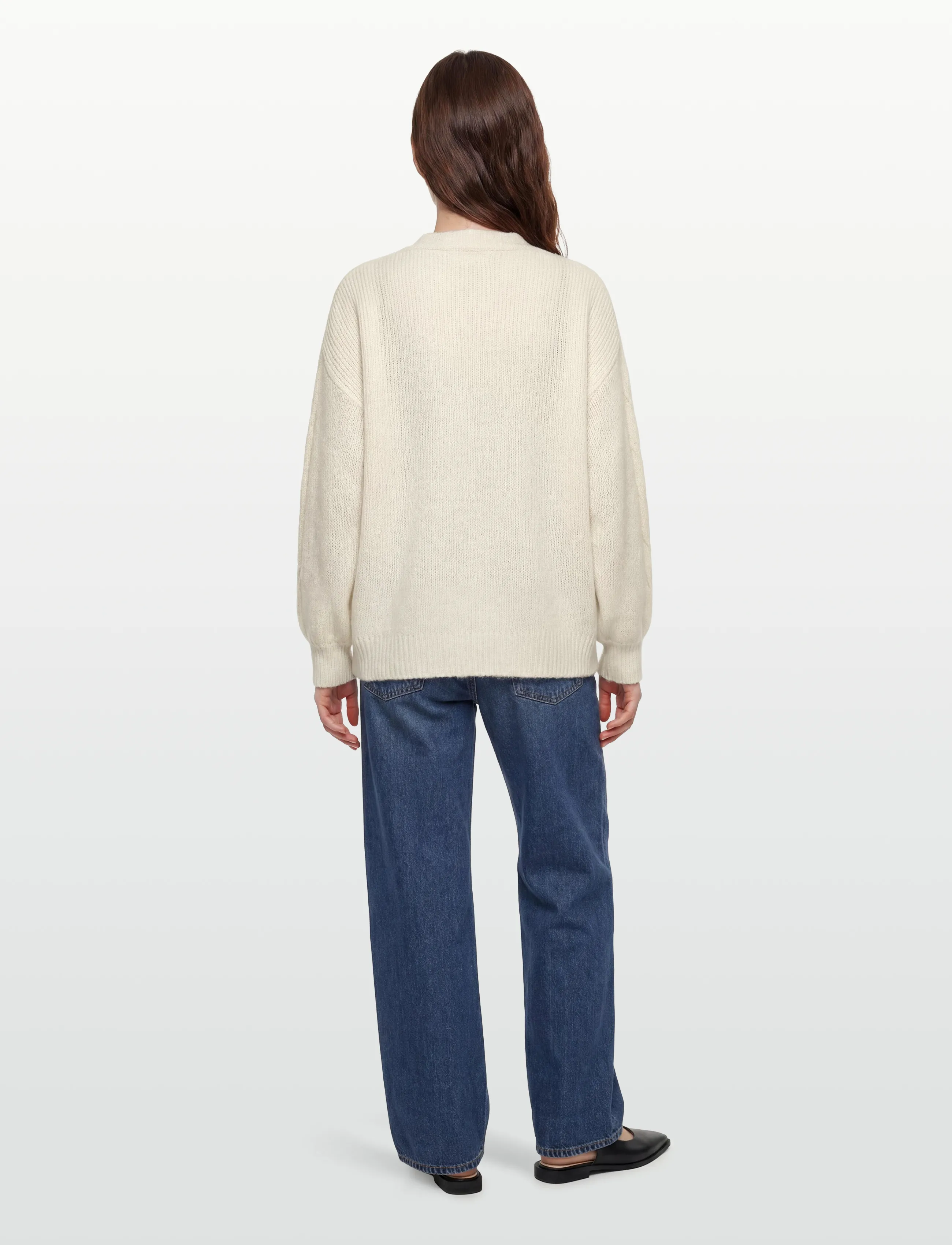 Gina Tricot - Chunky knitted cardigan - strickjacken - offwhite - 4