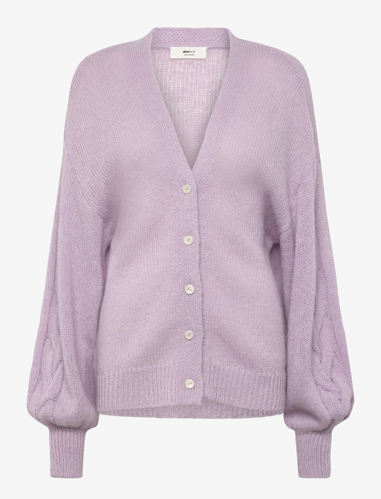 Gina Tricot - Chunky knitted cardigan - kardiganid - orchid petal (4330) - 0