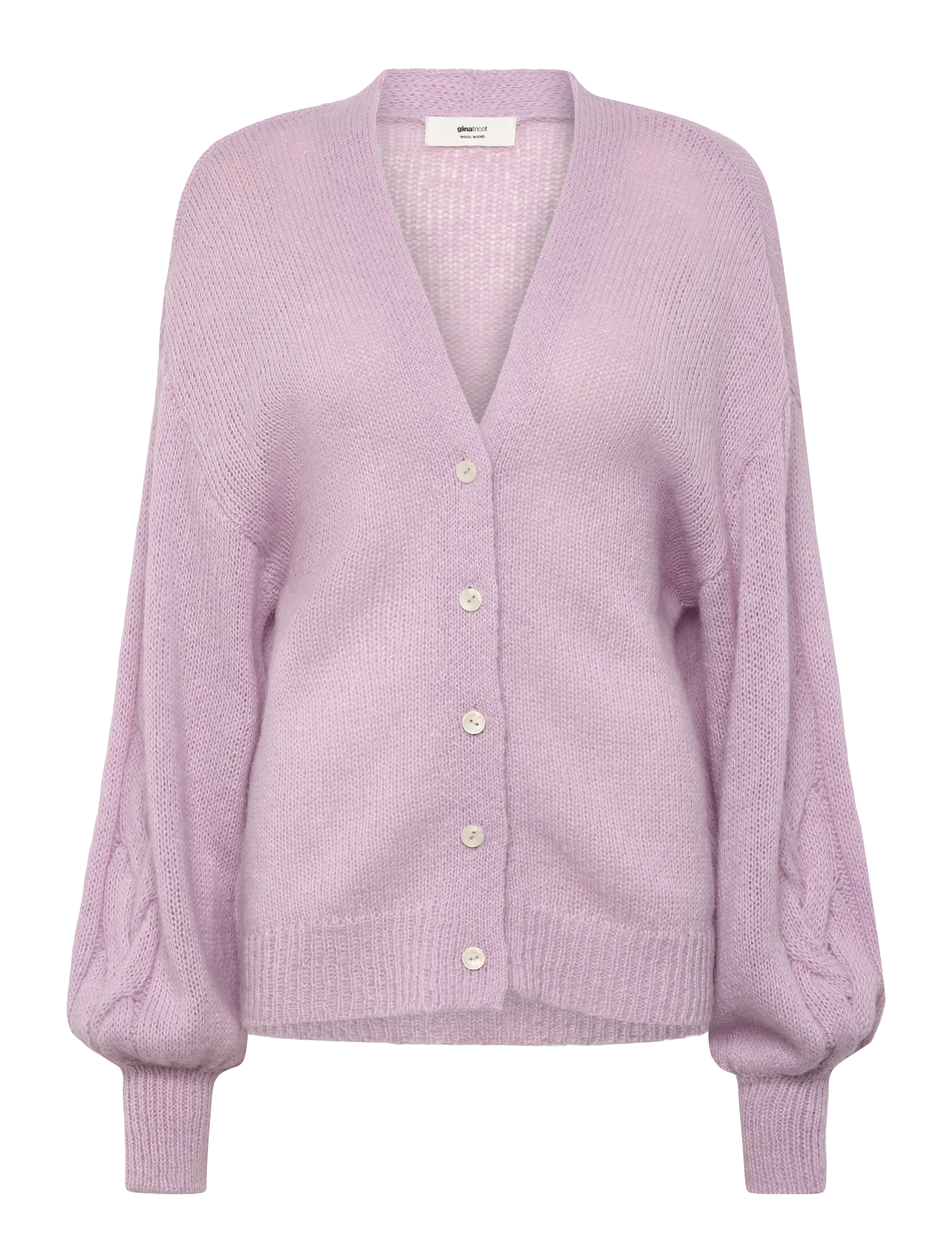 Gina Tricot Chunky knitted cardigan - Gina Tricot - ORCHID PETAL (4330) / purple