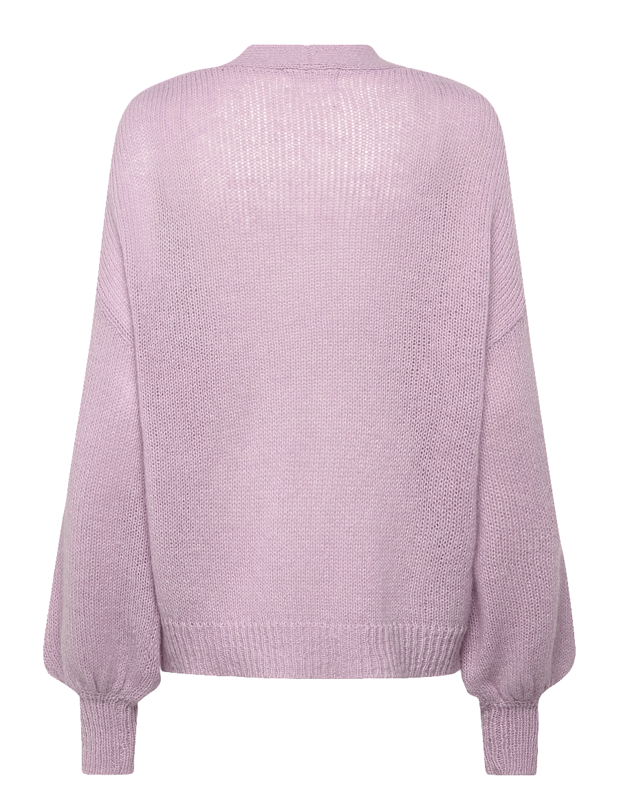 Gina Tricot - Chunky knitted cardigan - cardigans - orchid petal (4330) - 2