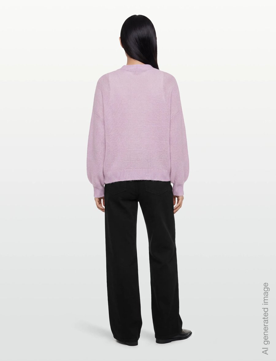 Gina Tricot - Chunky knitted cardigan - cardigans - orchid petal (4330) - 4