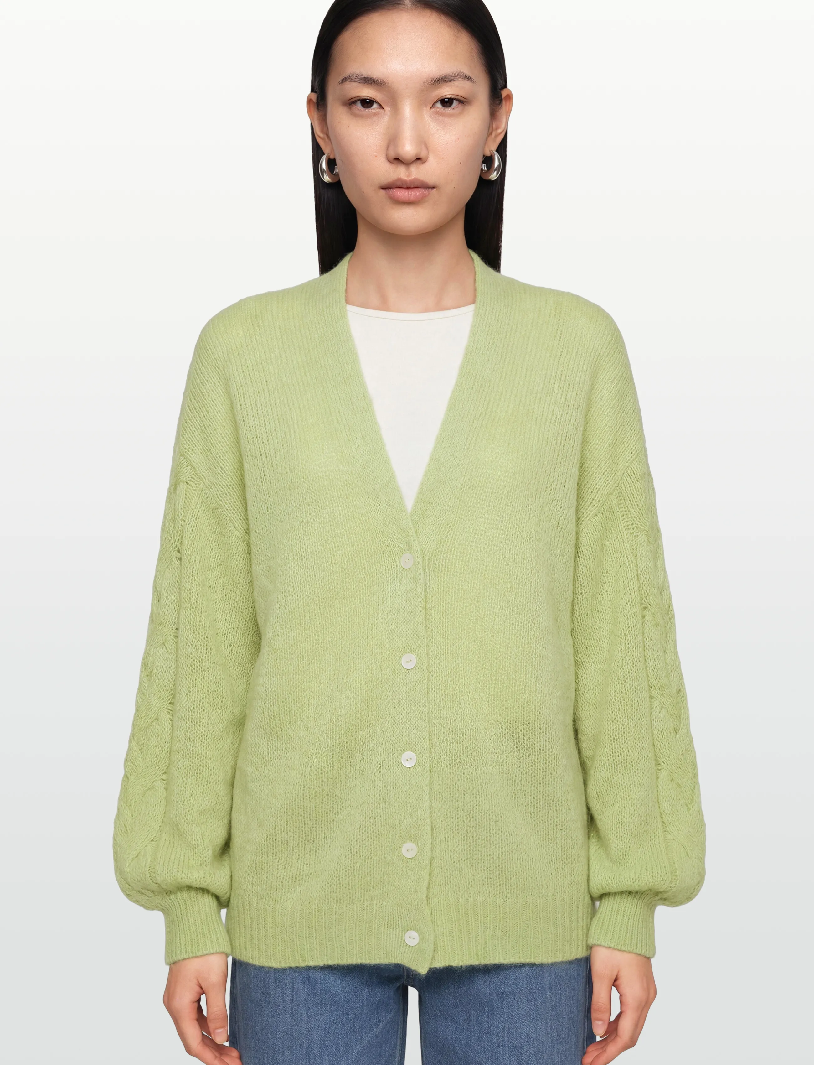 Chunky Knitted Cardigan 2