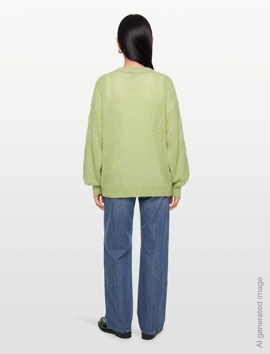 Gina Tricot - Chunky knitted cardigan - strickjacken - winter pear - 5