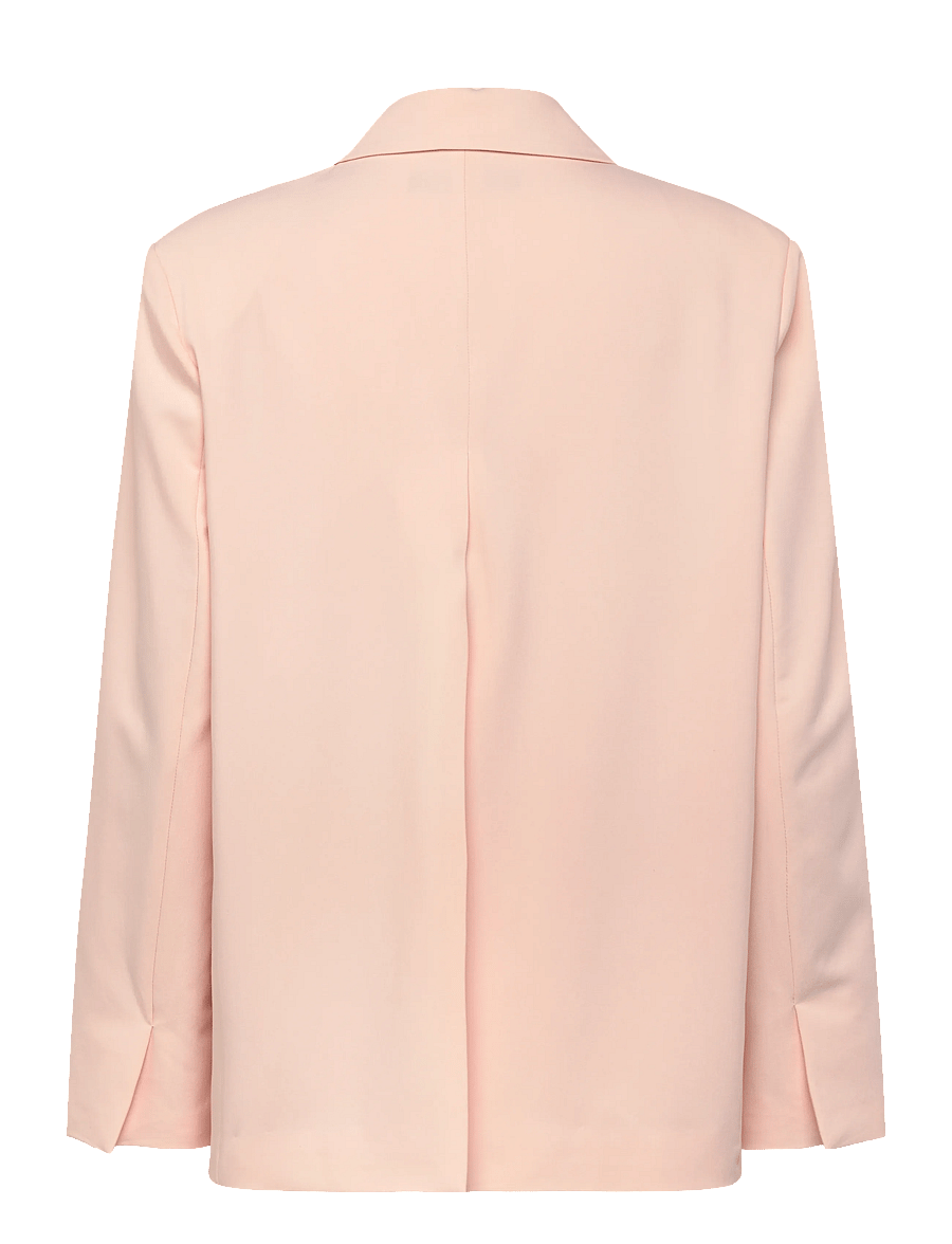Gina Tricot - Back high slit blazer - dobbeltradede blazere - peach (2560) - 2