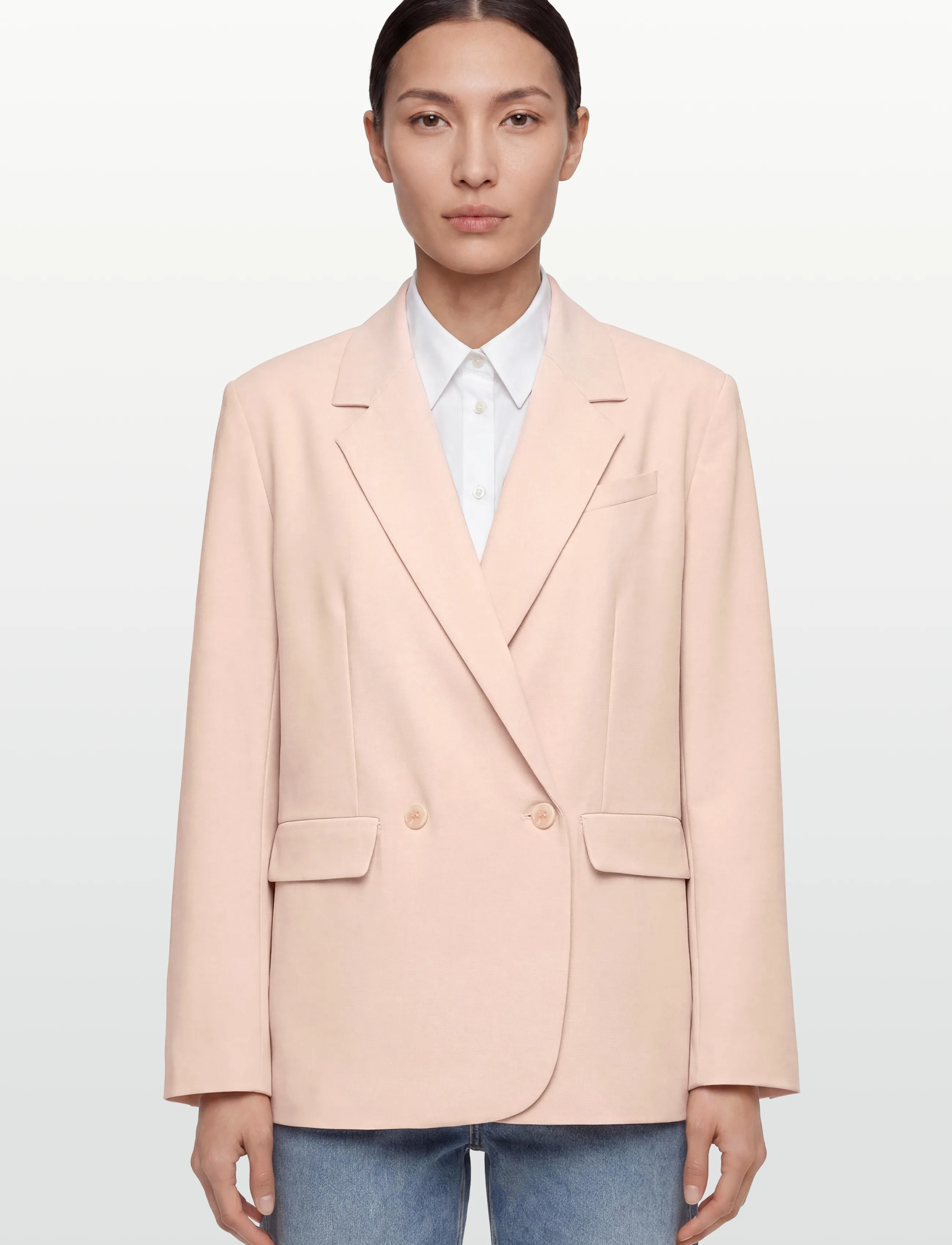 Gina Tricot - Back high slit blazer - zweireihige blazer - peach (2560) - 3