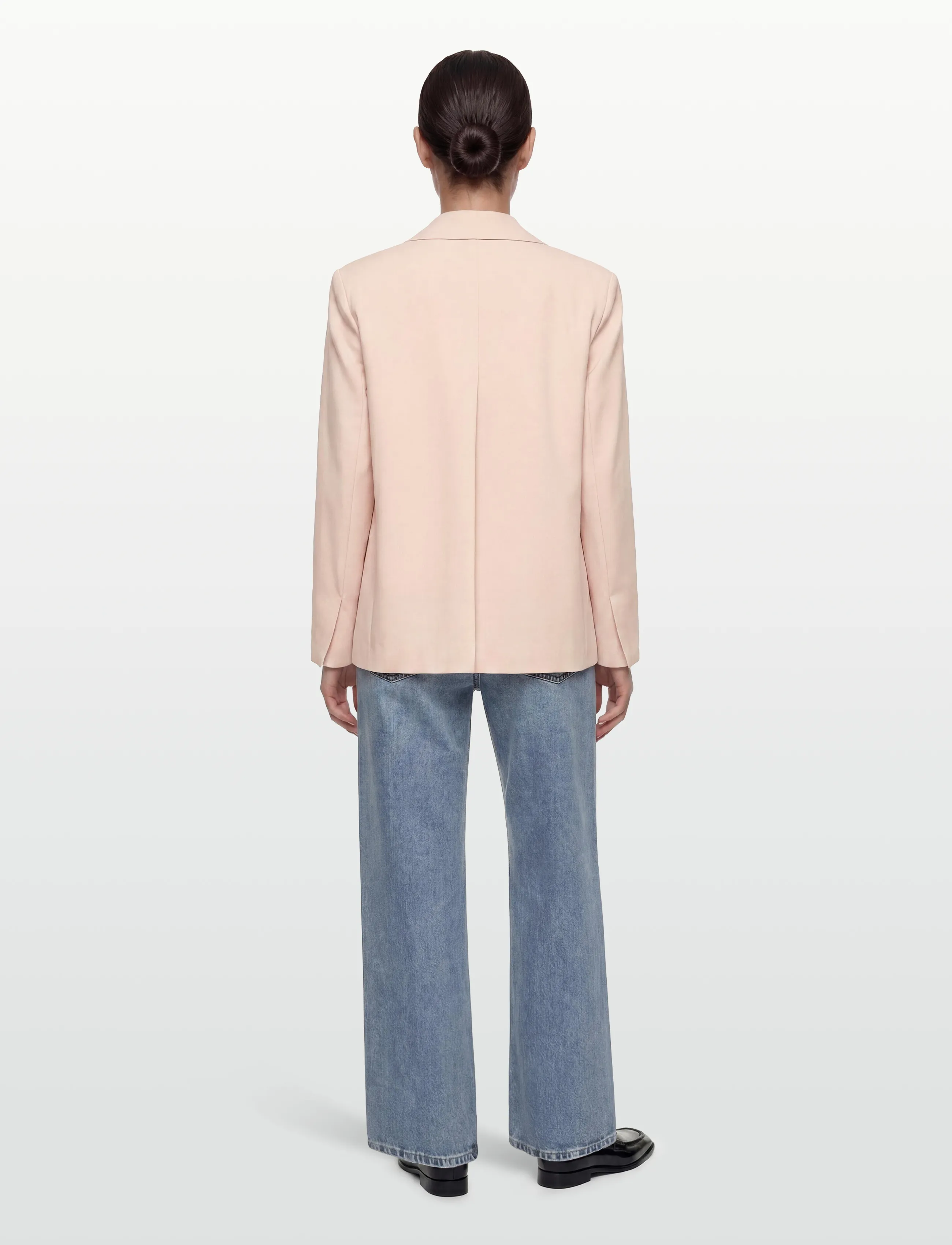 Gina Tricot - Back high slit blazer - zweireihige blazer - peach (2560) - 4