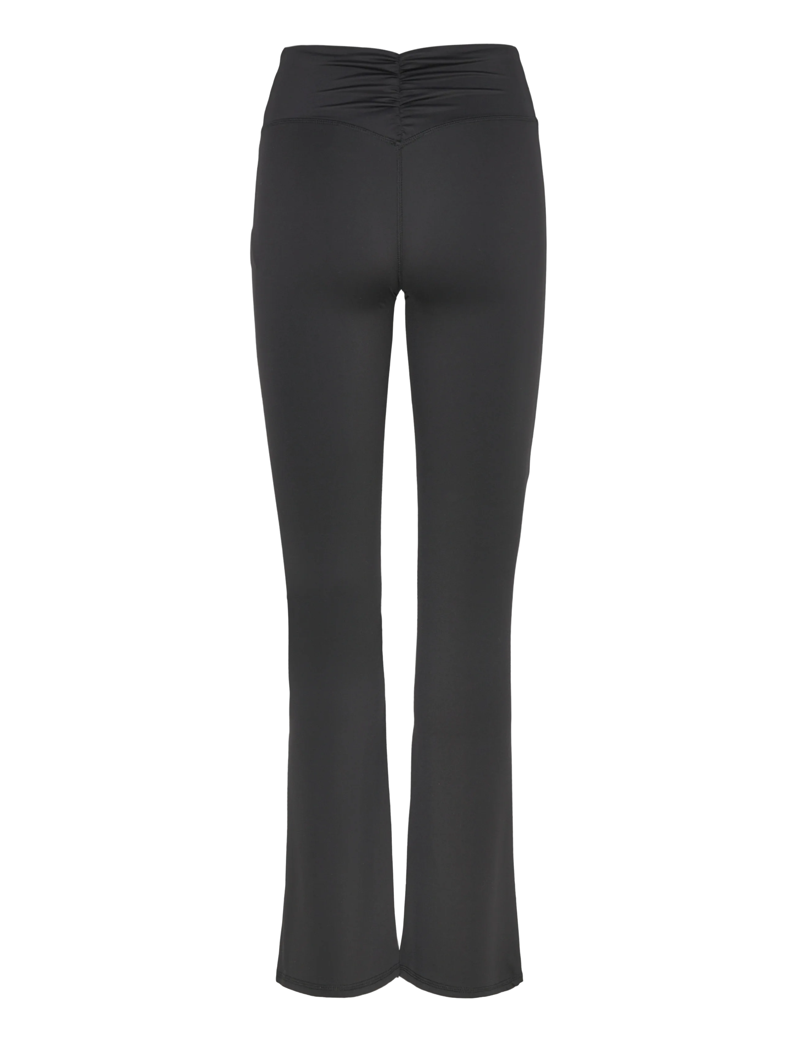 Gina Tricot - Ruched flare yoga tights - black (9000) - 2
