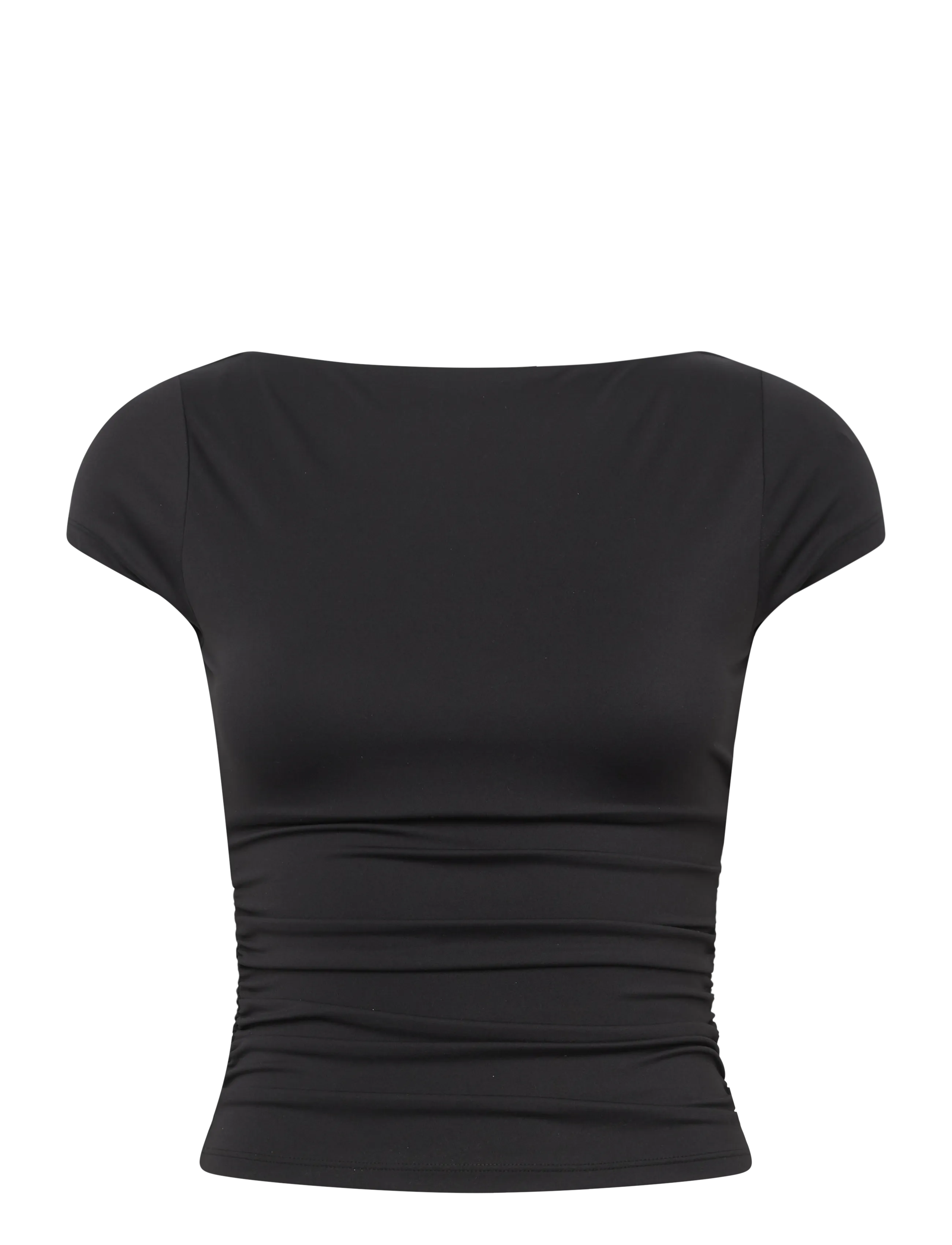 Gina Tricot Scooped back yoga top - Kläder - BLACK (9000) / black
