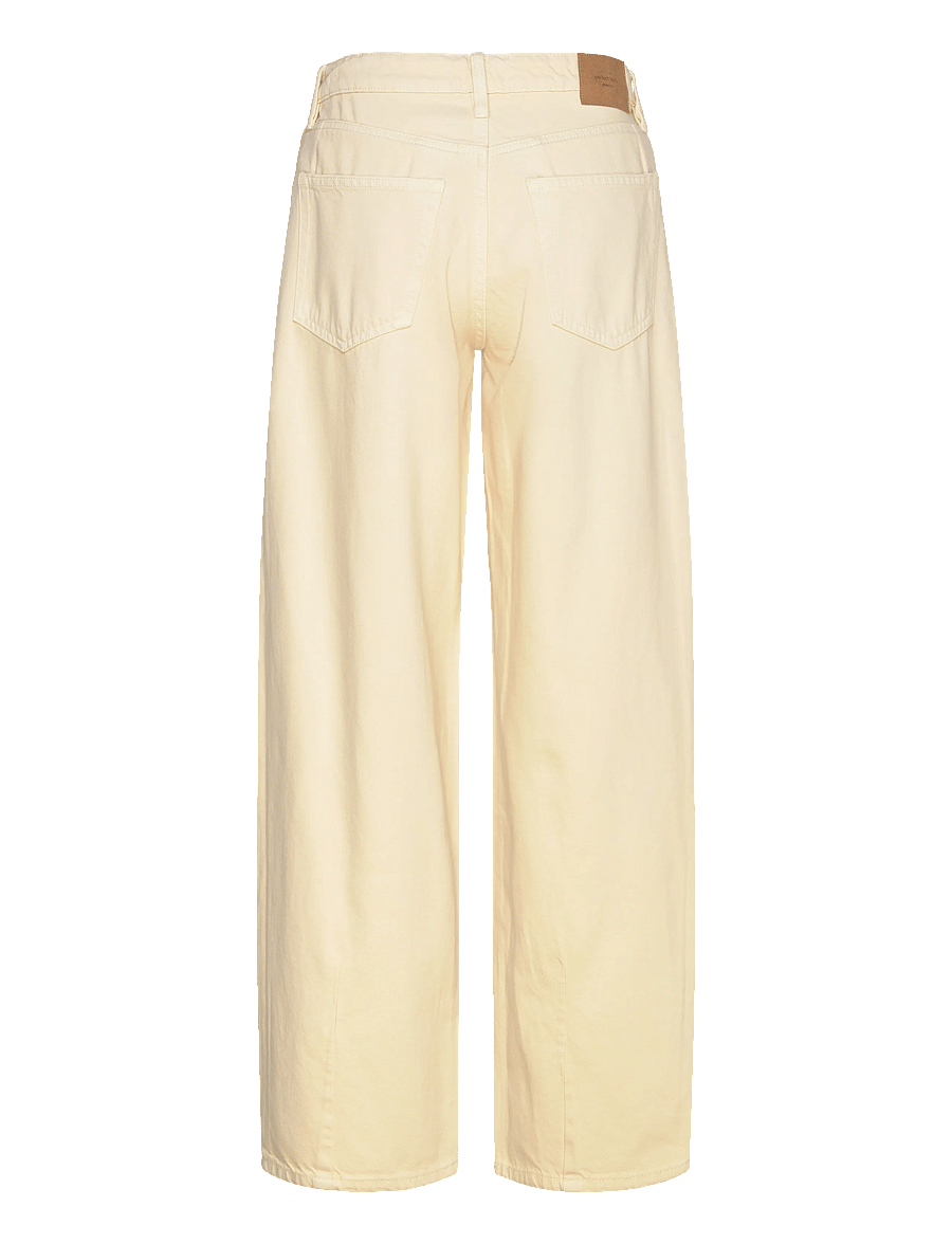 Gina Tricot - Baggy-crush jeans - pantalons larges - butter yellow (2076) - 2