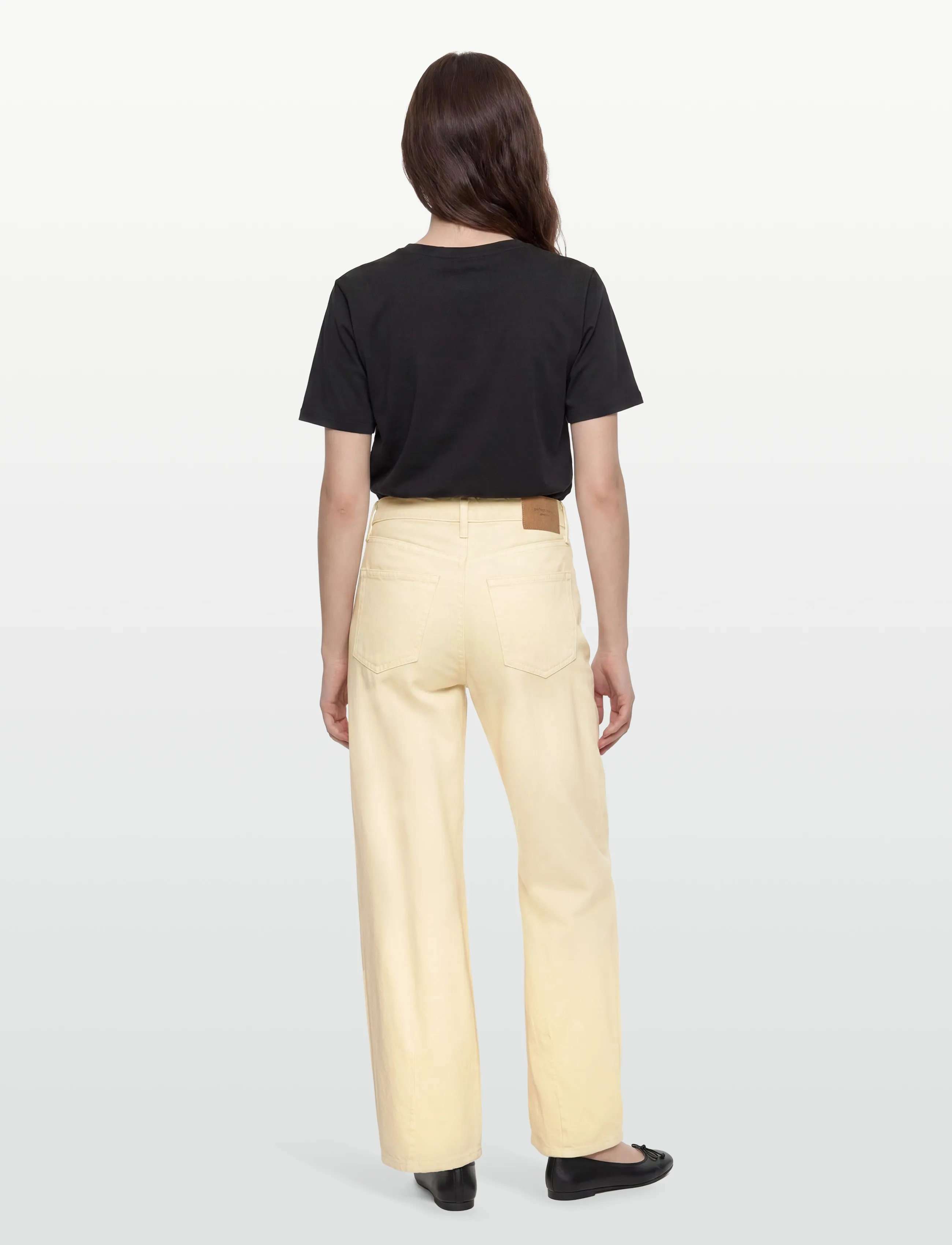 Gina Tricot - Baggy-crush jeans - pantalons larges - butter yellow (2076) - 4