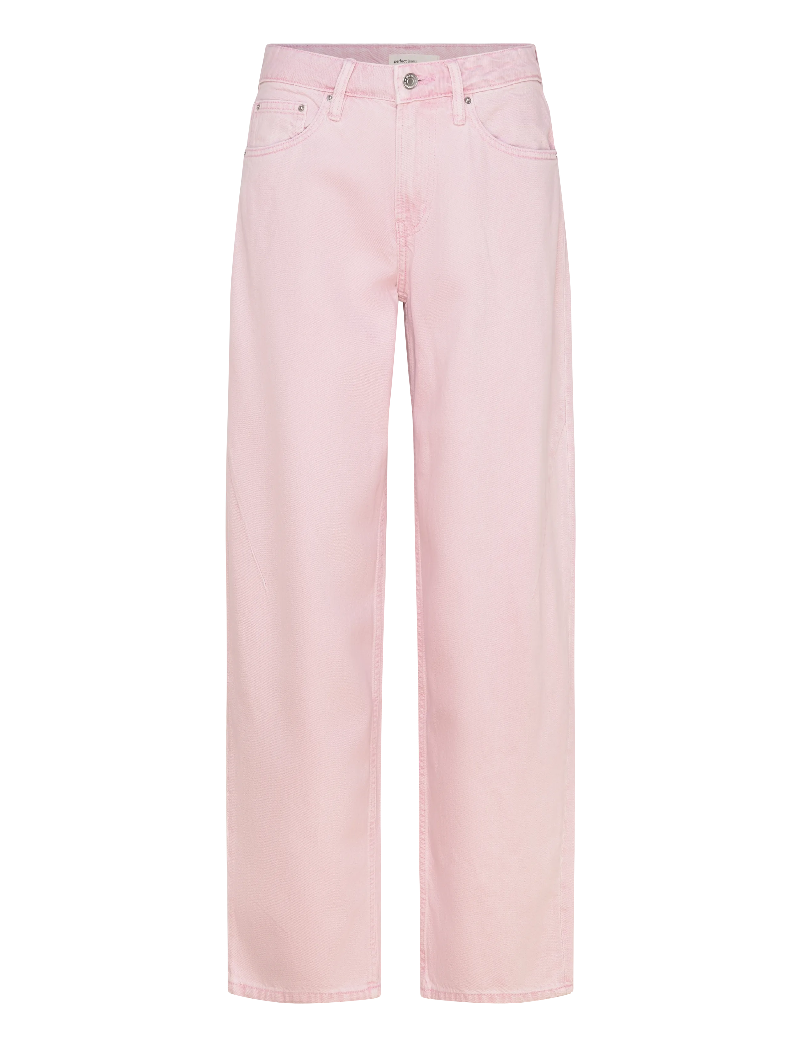 Gina Tricot Baggy-crush jeans - Tøj - ORCHID PINK (3219) / pink/rose