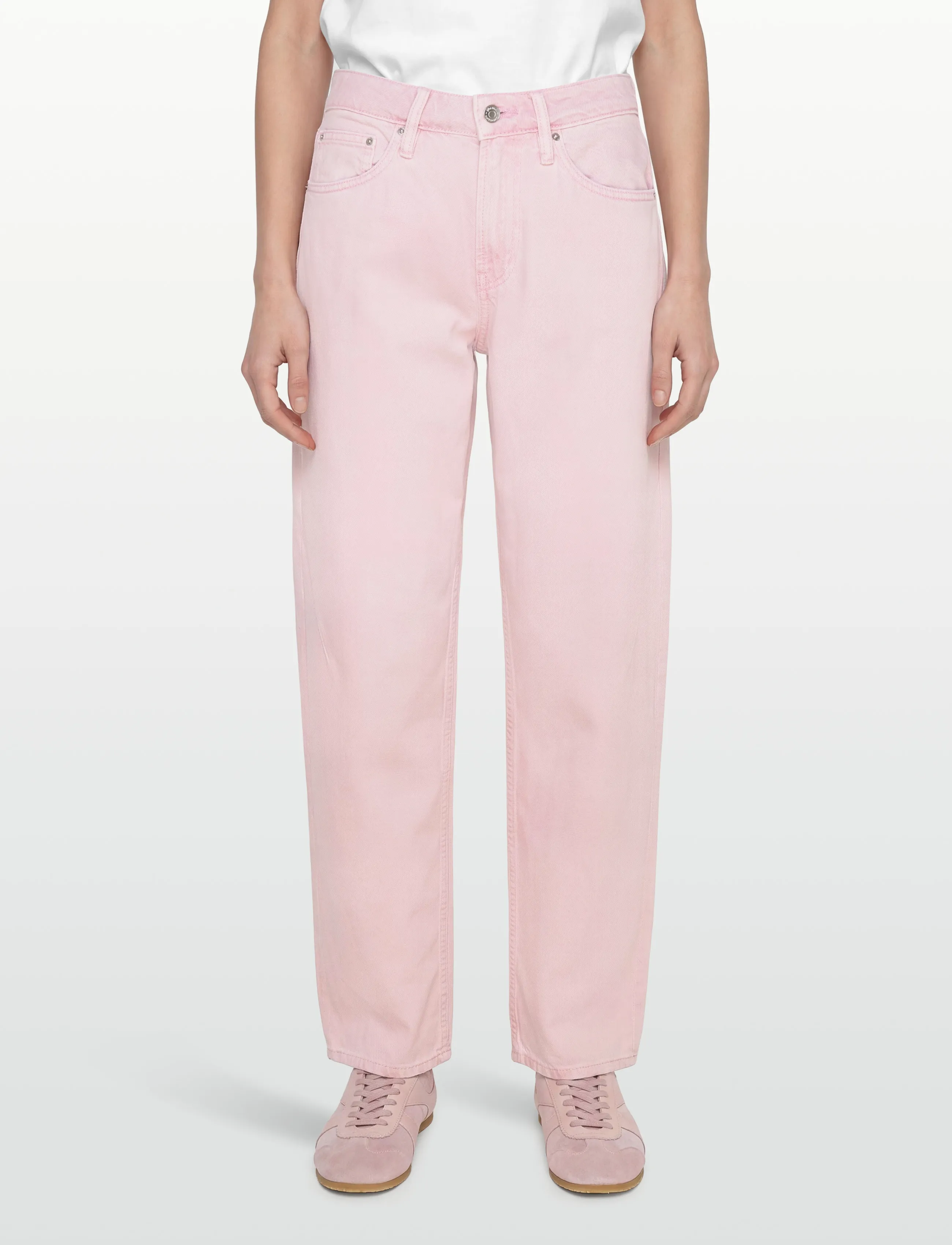 Gina Tricot - Baggy-crush jeans - brede jeans - orchid pink (3219) - 4