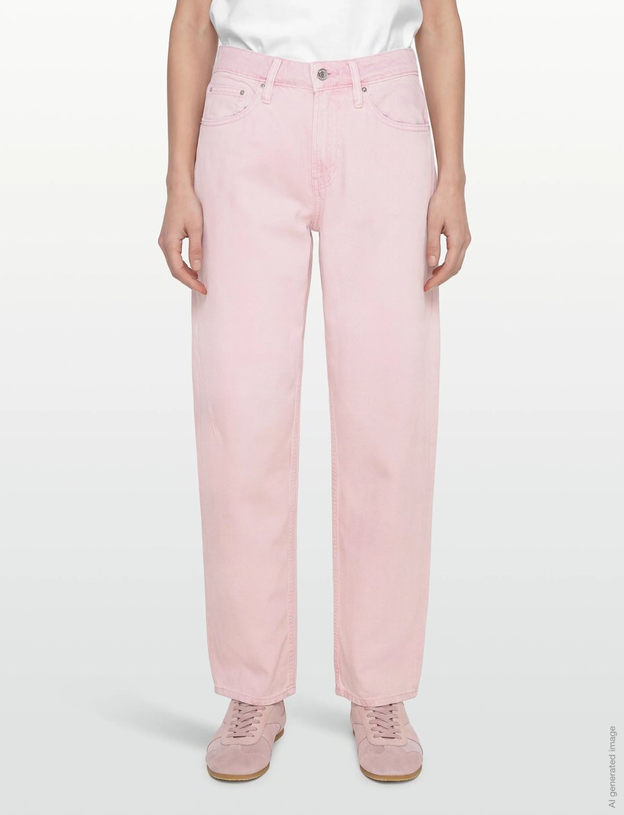 Gina Tricot - Baggy-crush jeans - brede jeans - orchid pink (3219) - 4