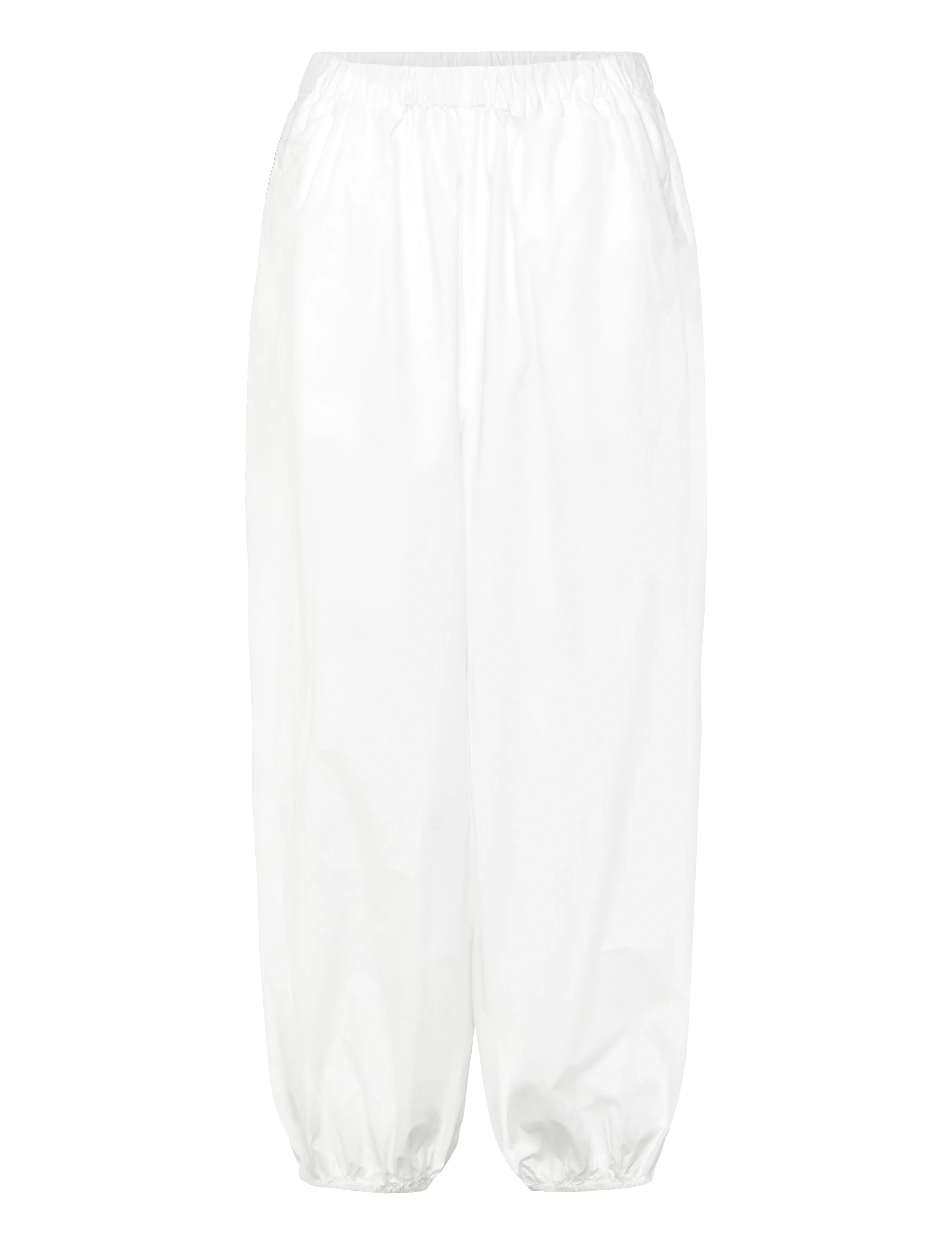 Gina Tricot Mid waist balloon trousers - Gina Tricot - WHITE (1000) / white