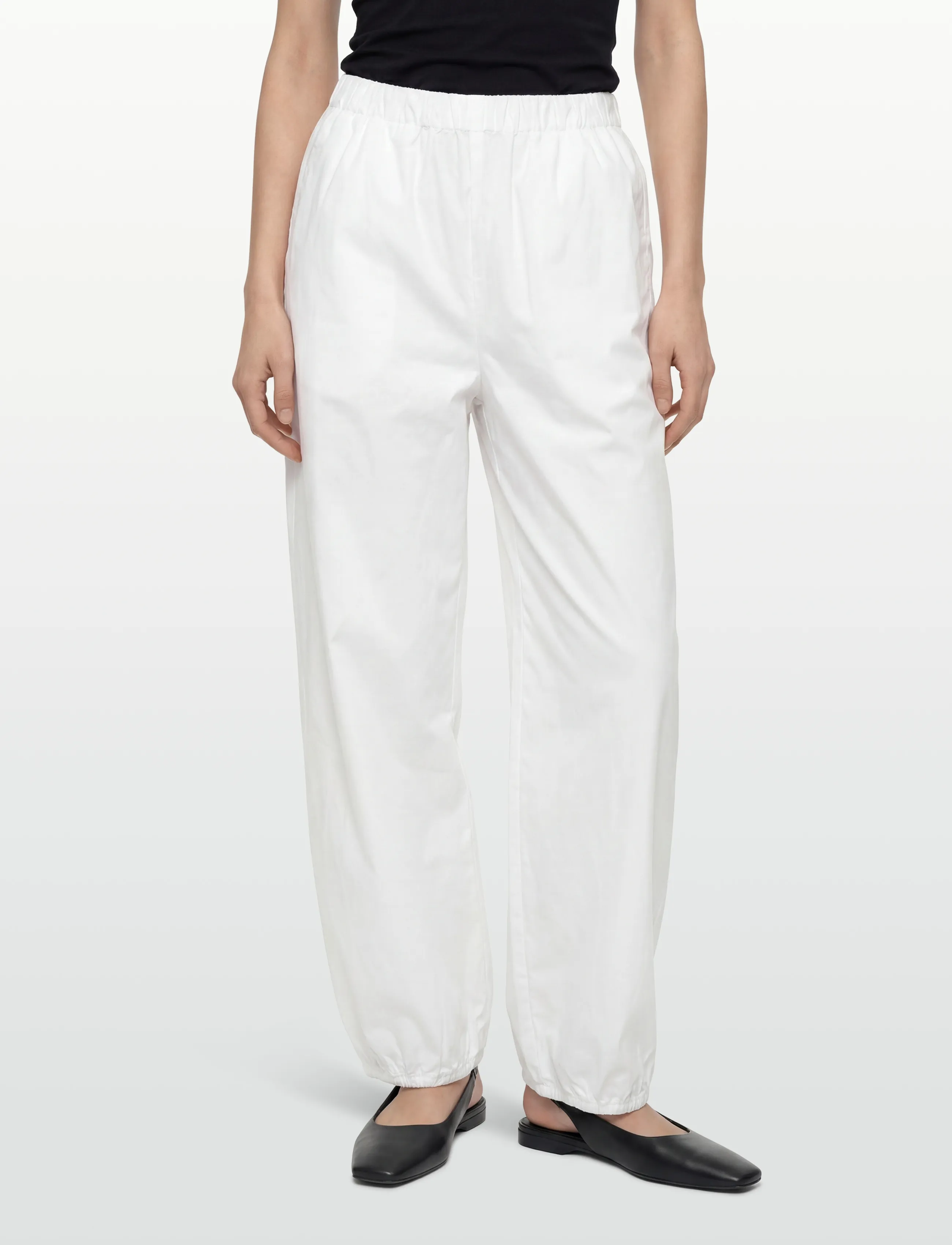 Mid Waist Balloon Trousers 2