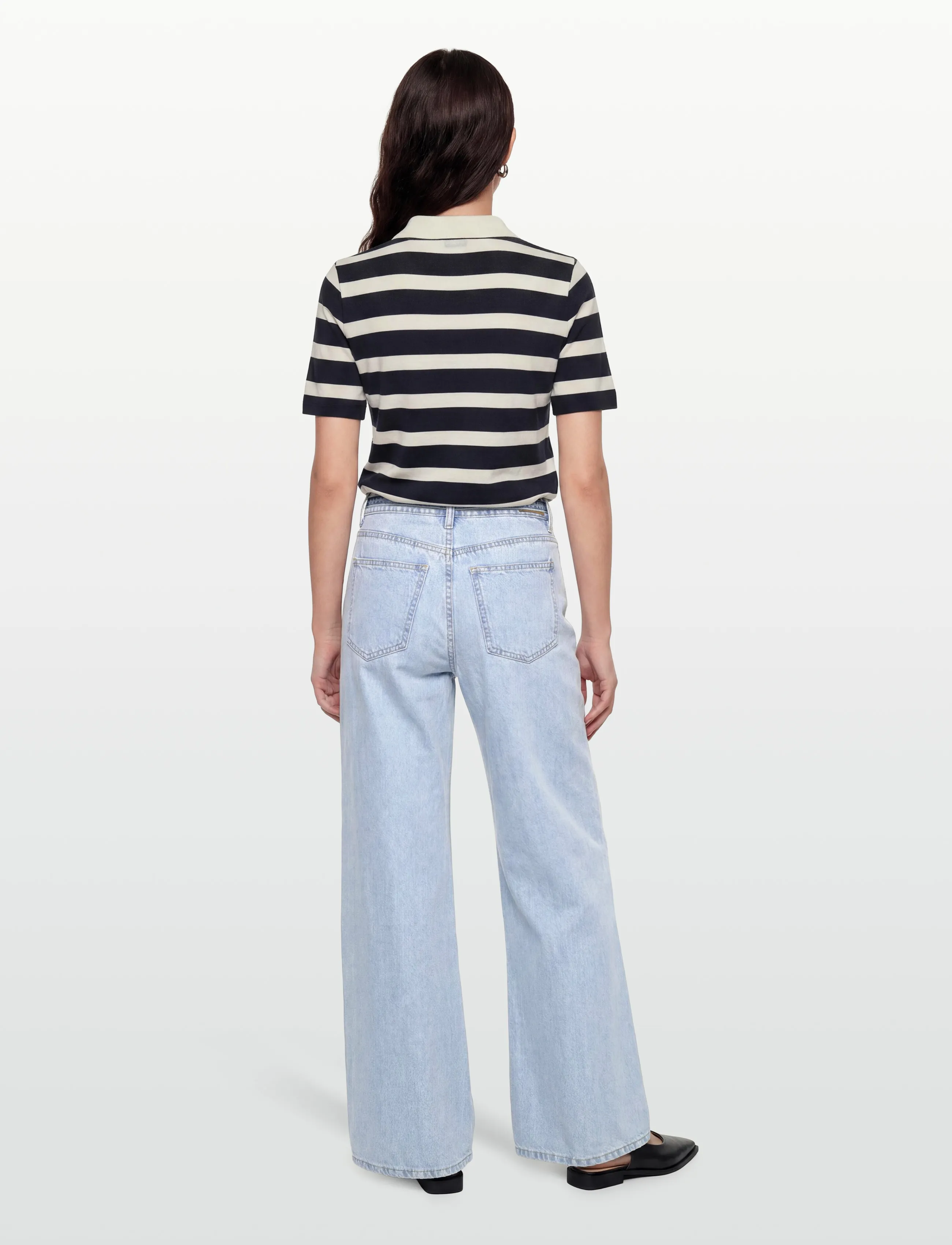 Gina Tricot - Twisted wide jeans - wide leg jeans - lt blue - 4