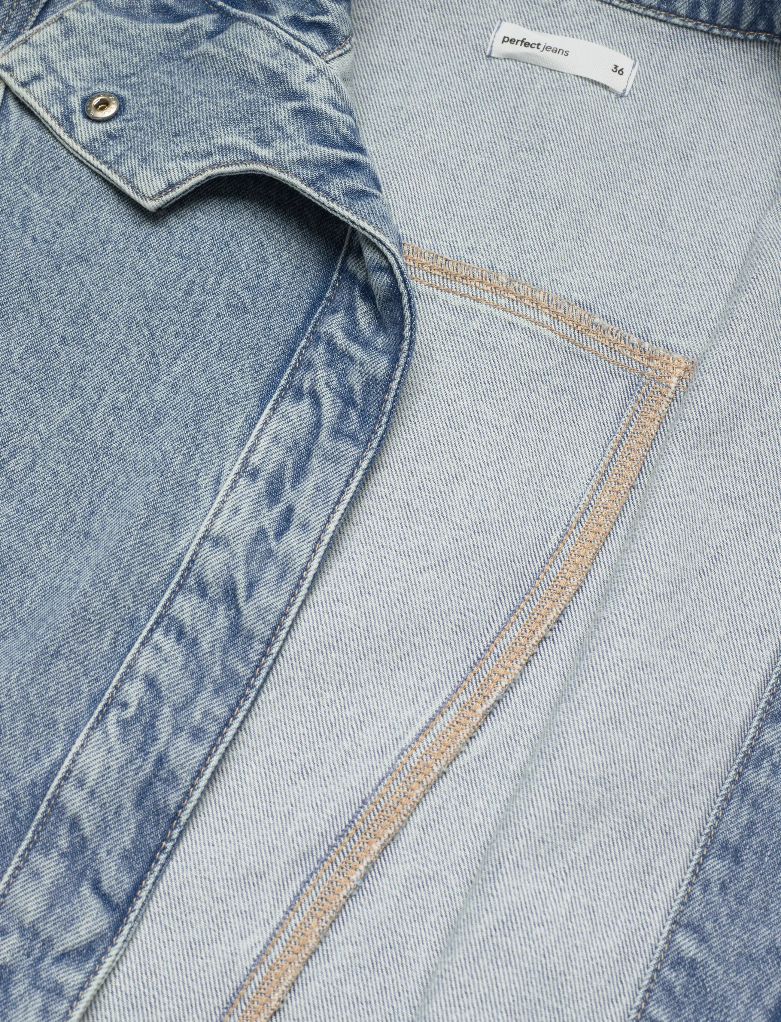 Gina Tricot - Sculpted denim jacket - cold blue (5019) - 3