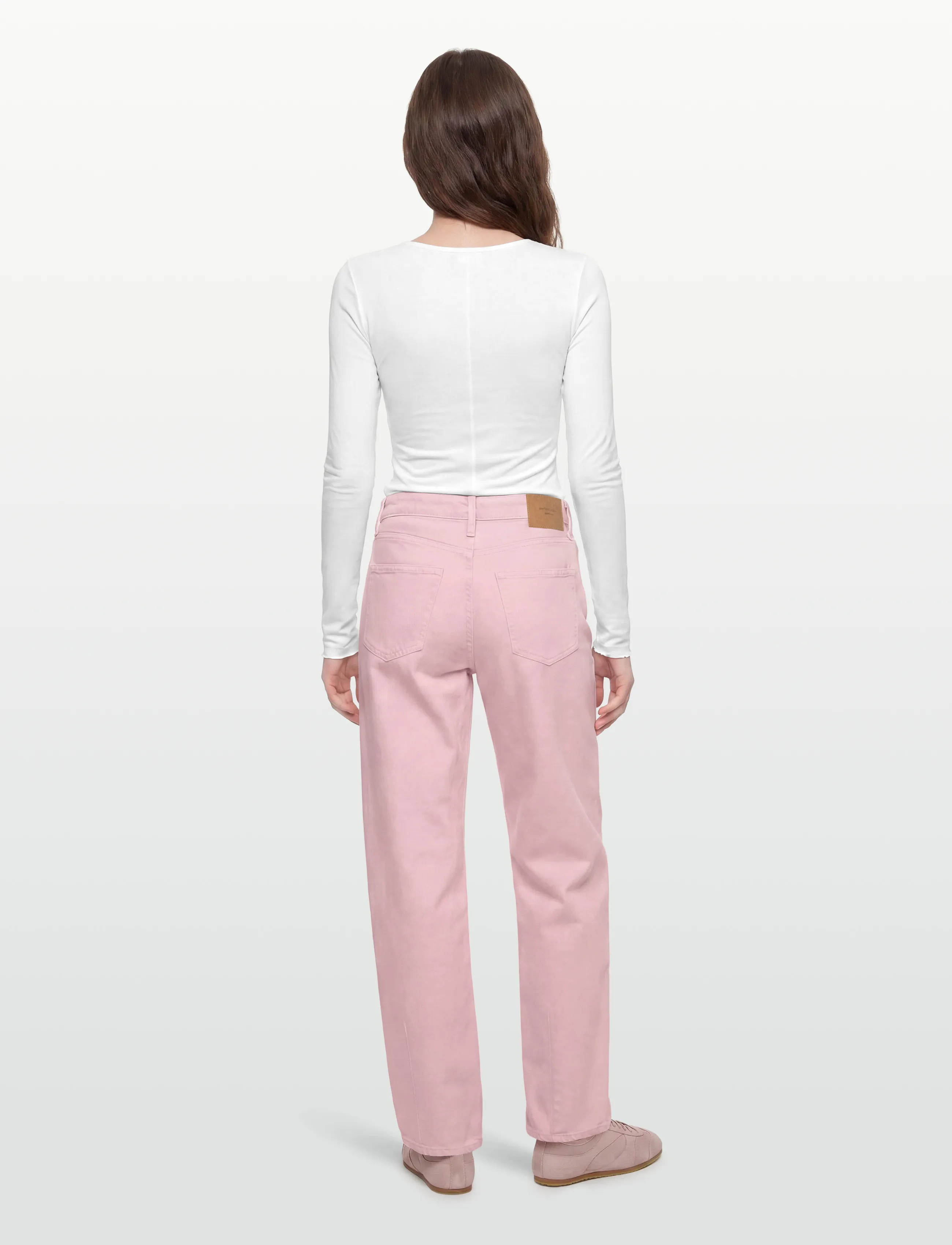 Gina Tricot - Baggy-crush tall jeans - jeans met wijde pijpen - orchid pink (3219) - 4