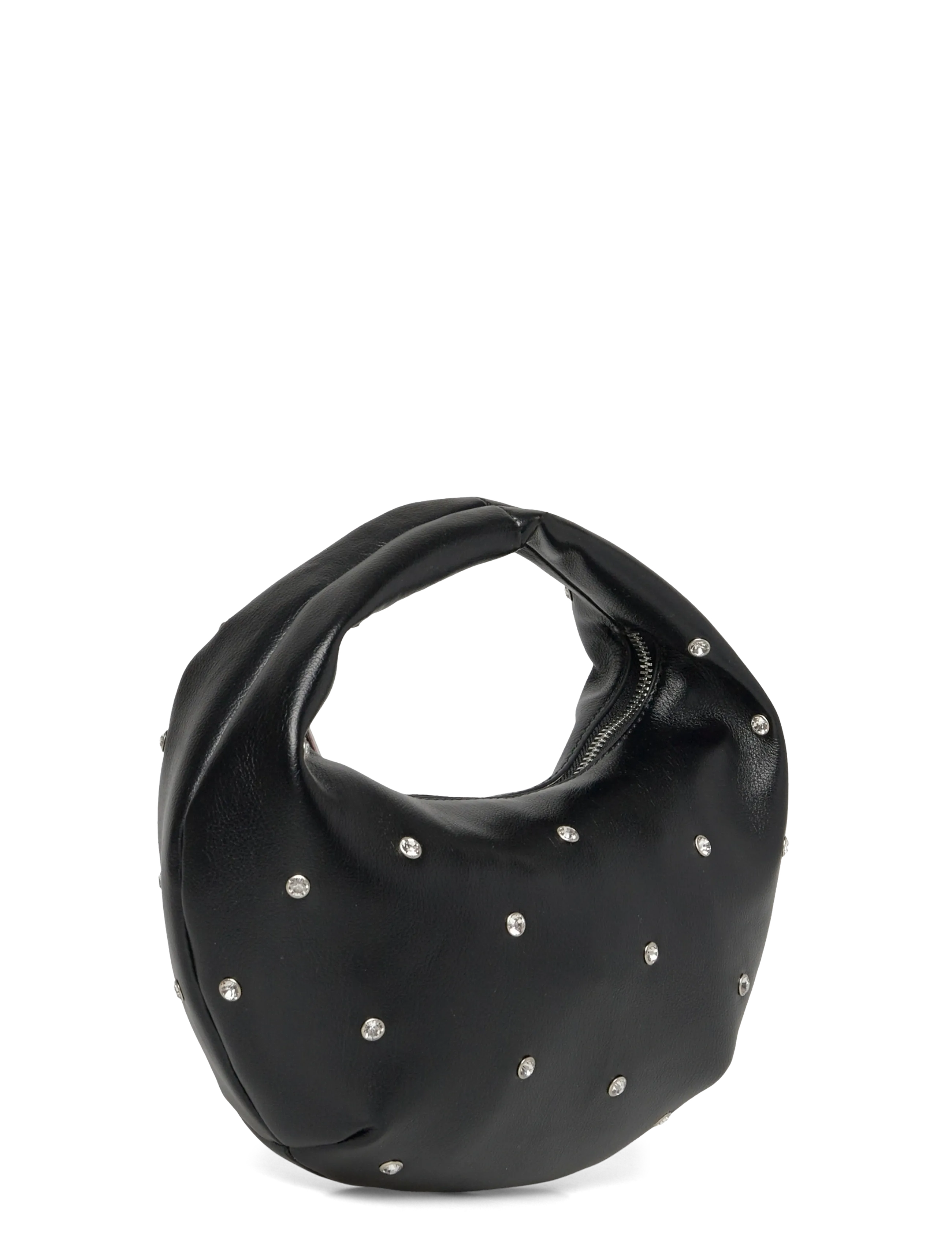 Gina Tricot - Soft round studded handbag - special occasions - black (9000) - 2
