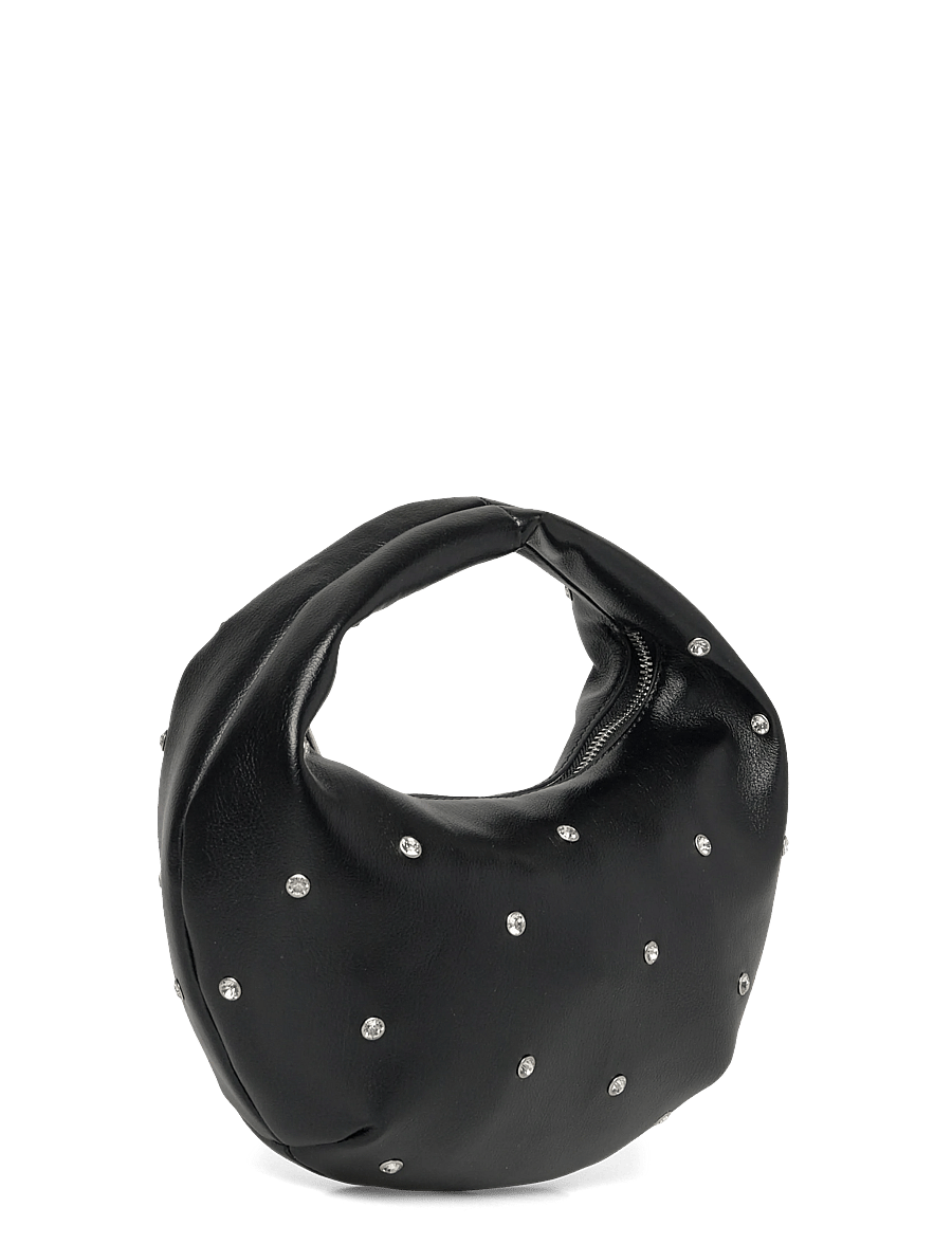 Gina Tricot - Soft round studded handbag - special occasions - black (9000) - 2