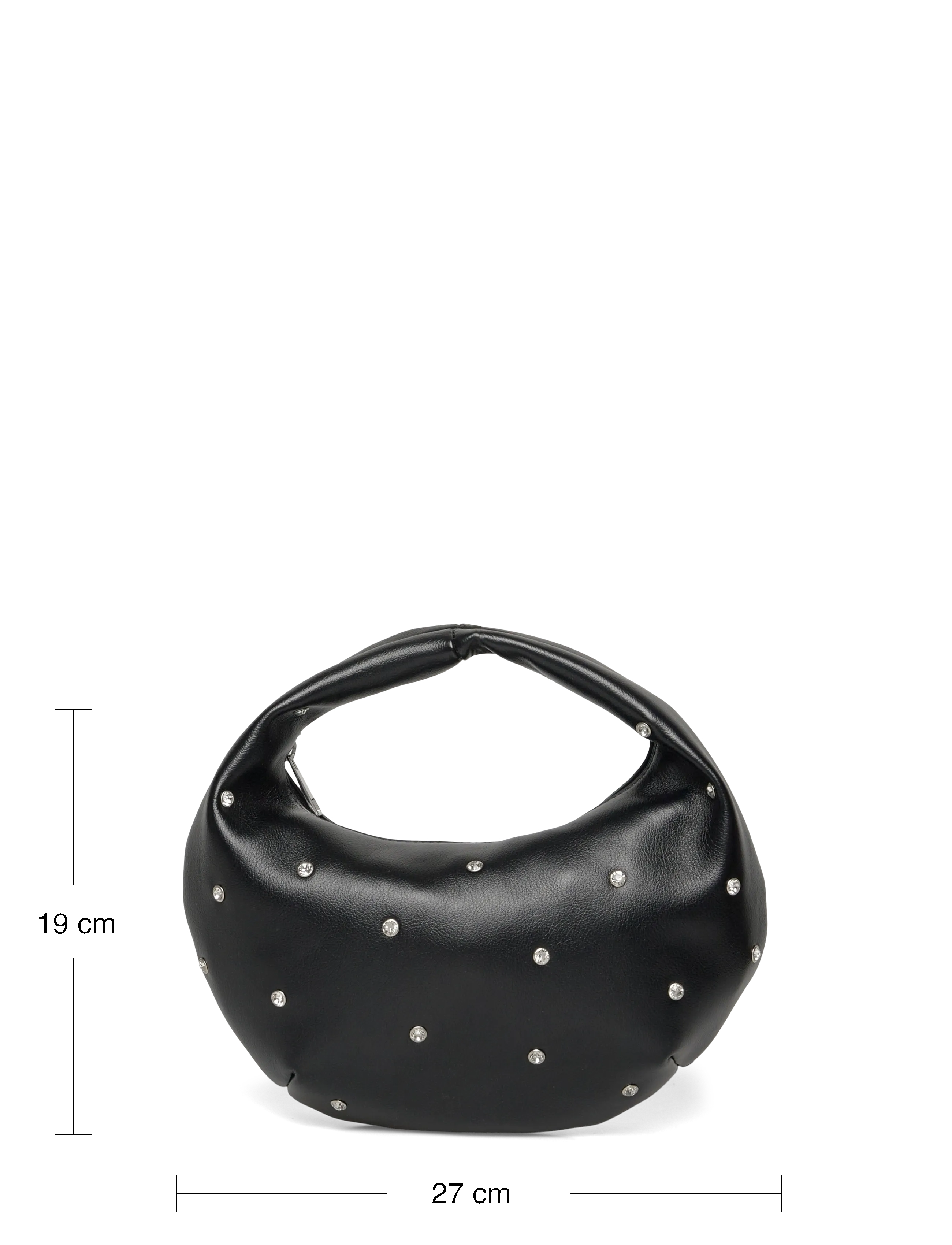 Gina Tricot - Soft round studded handbag - special occasions - black (9000) - 3