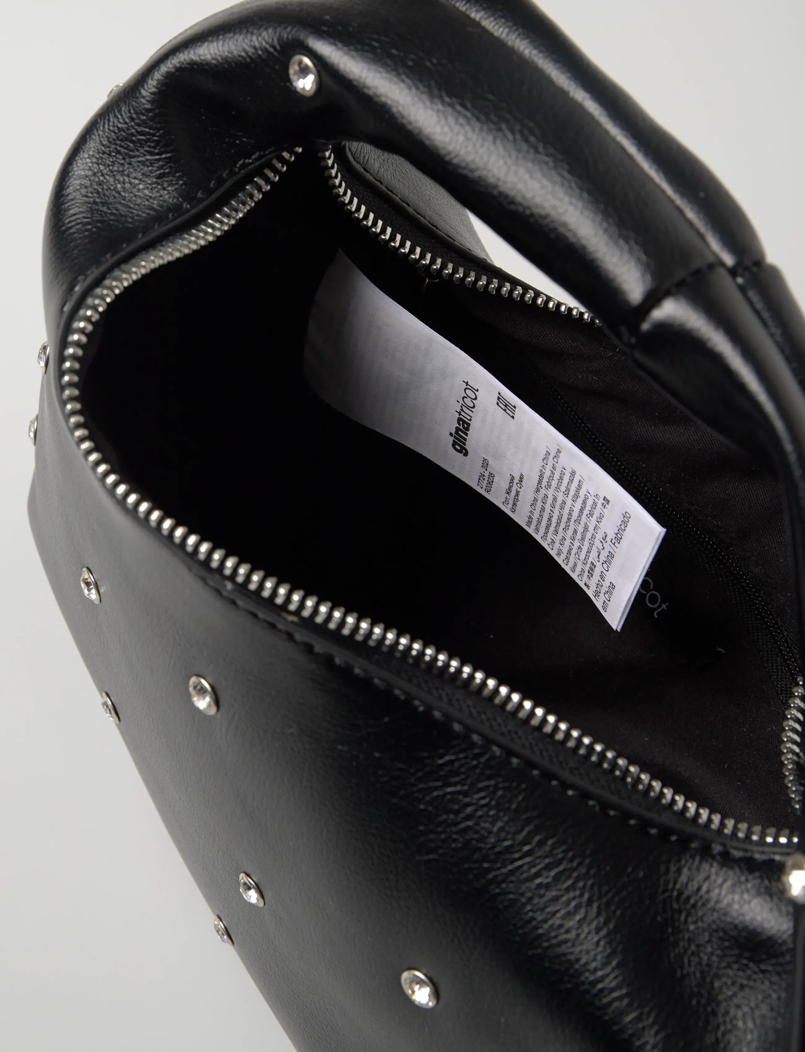 Gina Tricot - Soft round studded handbag - special occasions - black (9000) - 4