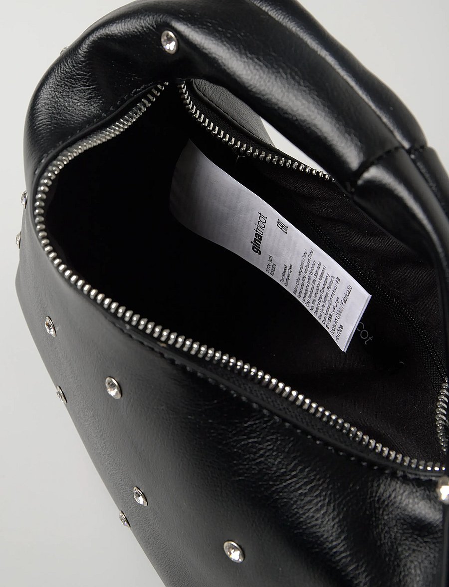 Gina Tricot - Soft round studded handbag - special occasions - black (9000) - 4