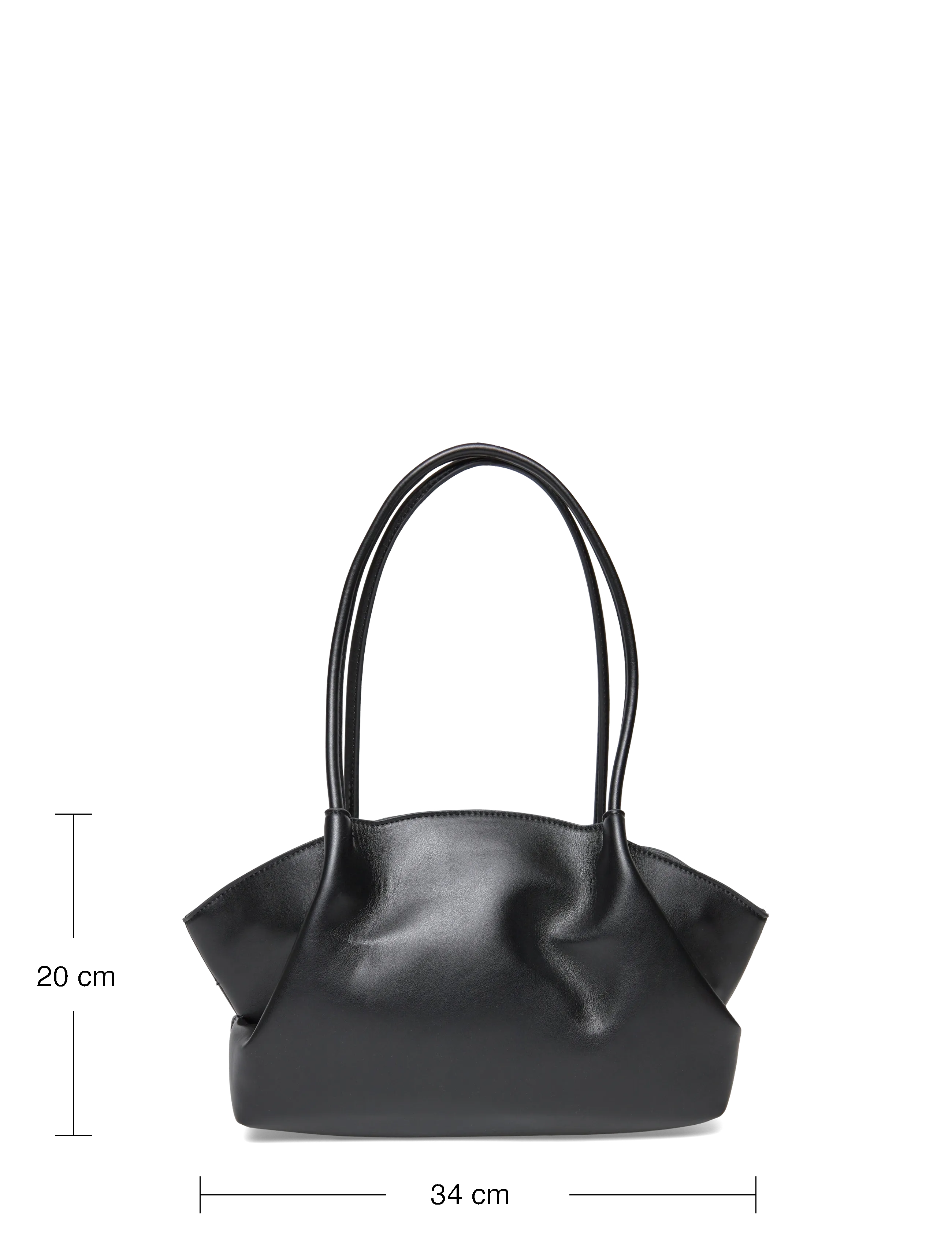 Gina Tricot - Fold detail shoulder bag - black (9000) - 3