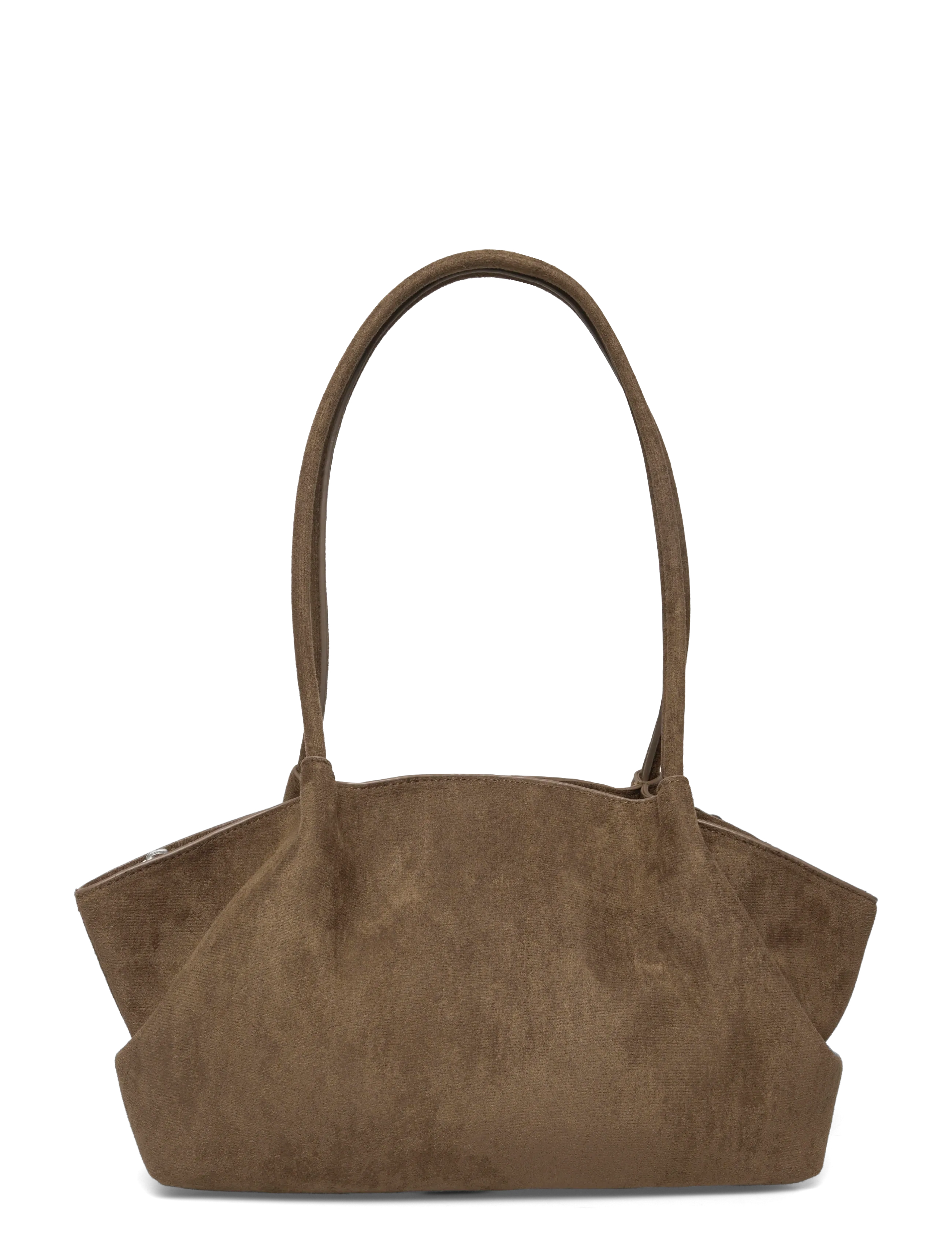Fold detail shoulder bag - KHAKI (7260)