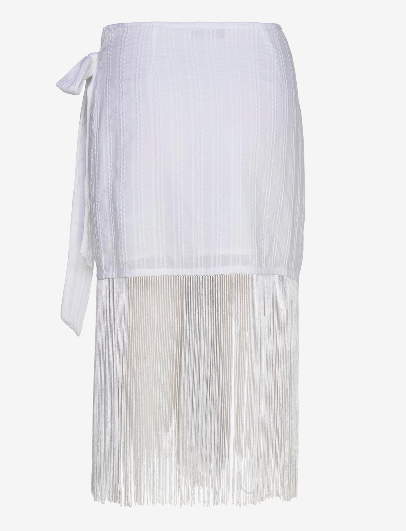 Gina Tricot - Structured skirt - slå-om-nederdele - white/stripe (1038) - 1