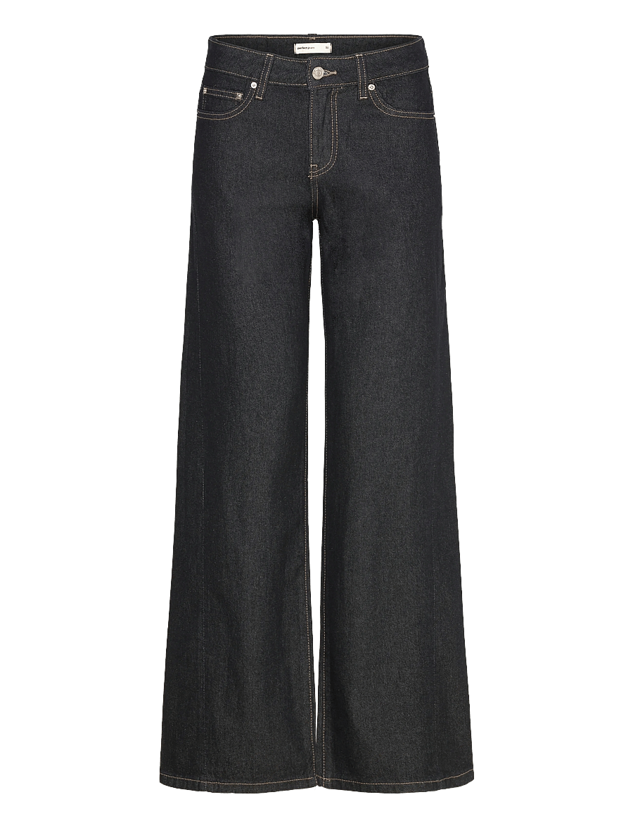 Gina Tricot - Low wide jeans - brede jeans - rinse - 1