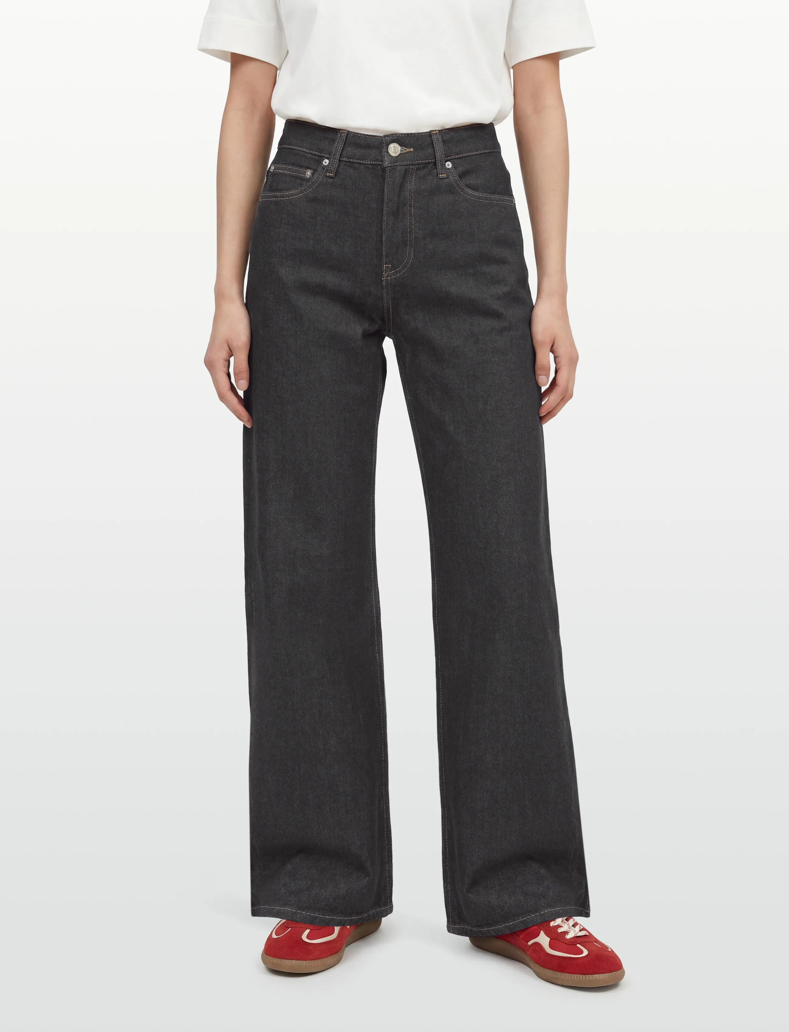 Gina Tricot - Low wide jeans - hosen mit weitem bein - rinse - 3